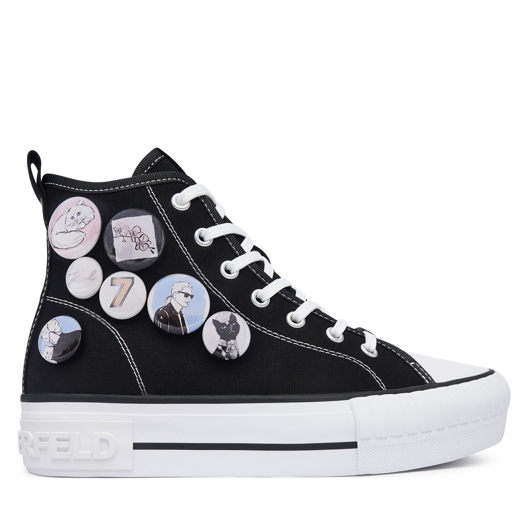 Tenisice KARL LAGERFELD KL60459 Crna
