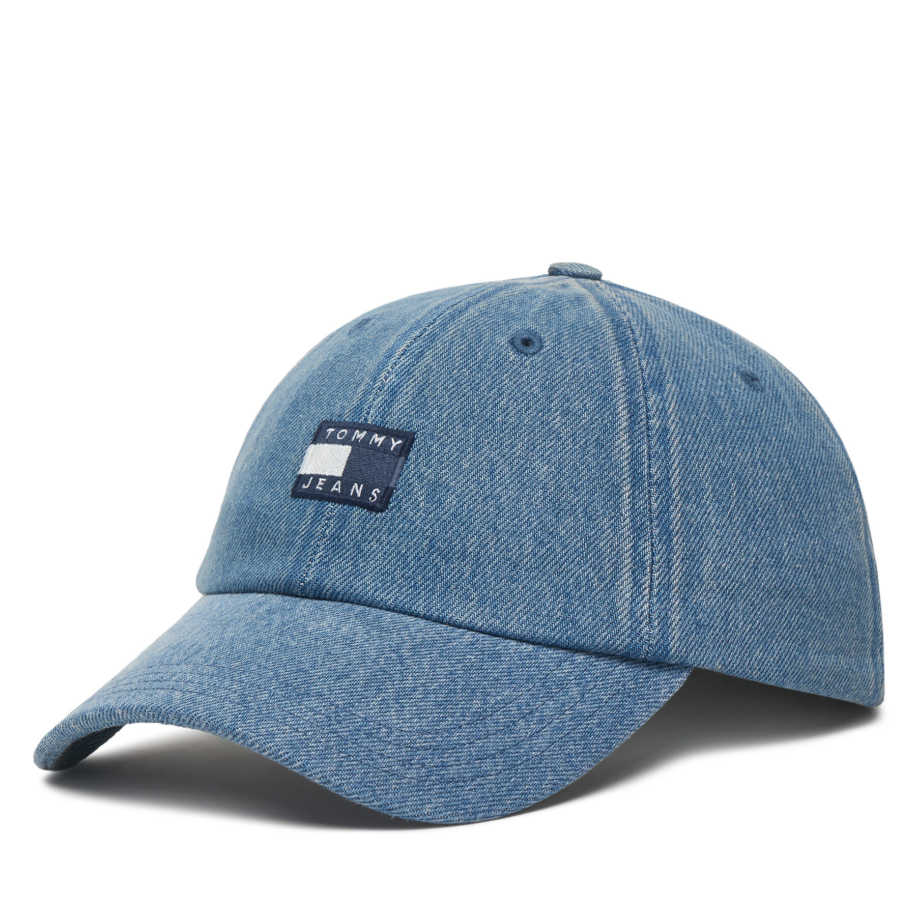 Baseball sapka Tommy Jeans Tjm Heritage Over Dyed Denim Cap AM0AM13853 Kék