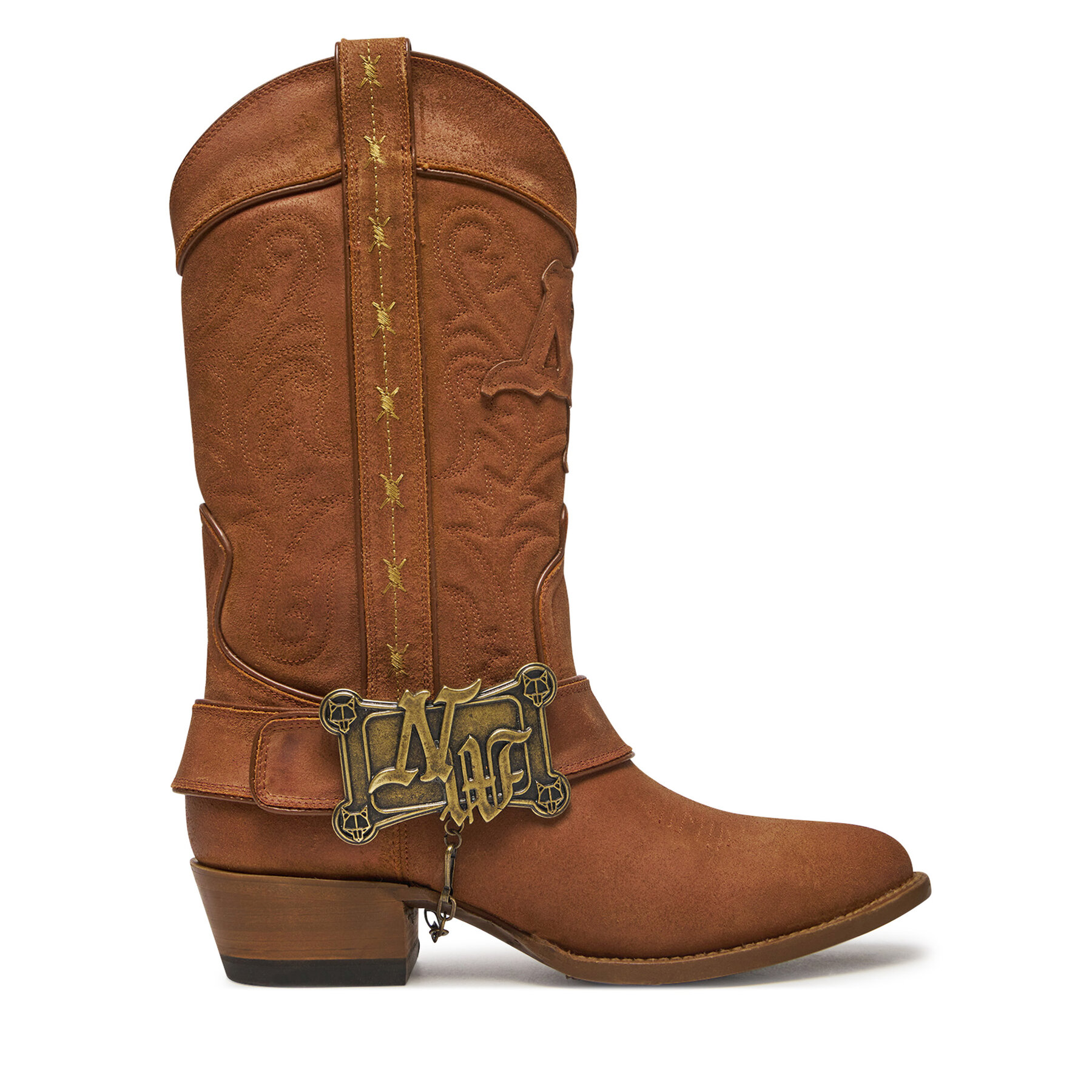 Cizme și botine cowboy Naked Wolfe Outlaw 00021 Maro