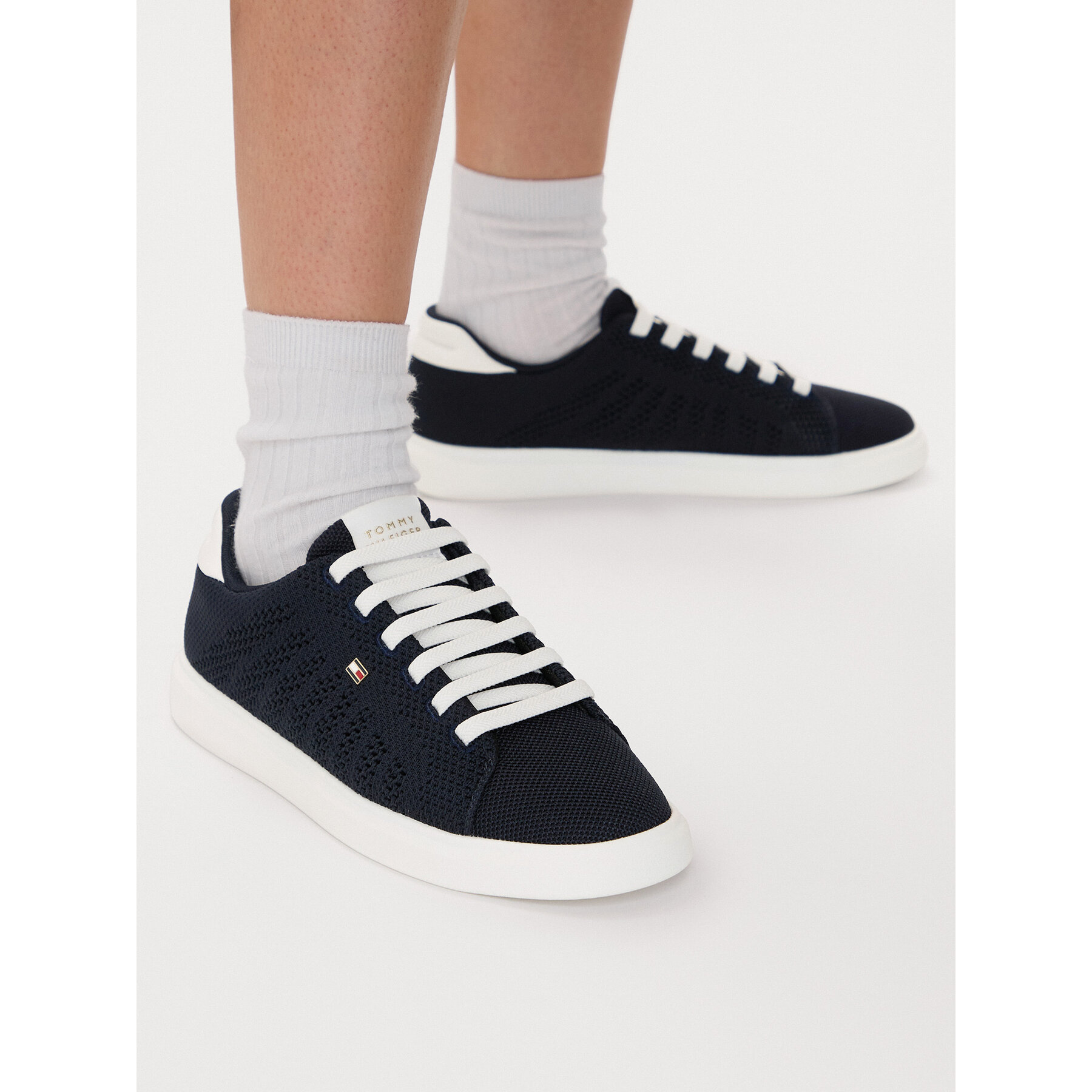 Sneakers Tommy Hilfiger Th Icon Light Knit Sneaker FW0FW09401 Negru