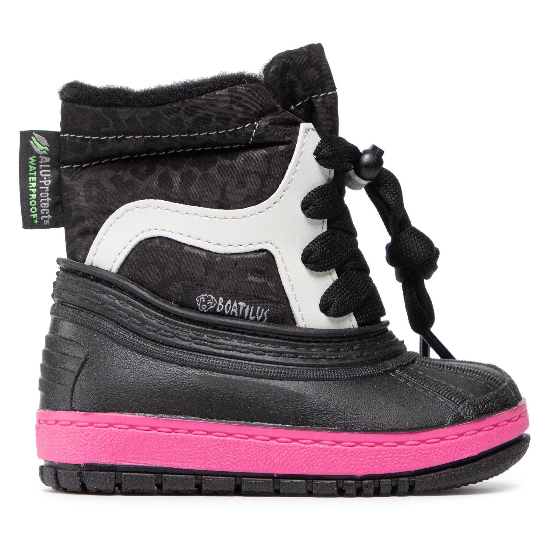 Cizme de zăpadă Boatilus Skaty Lace NS07 VAR.05ZU Negru