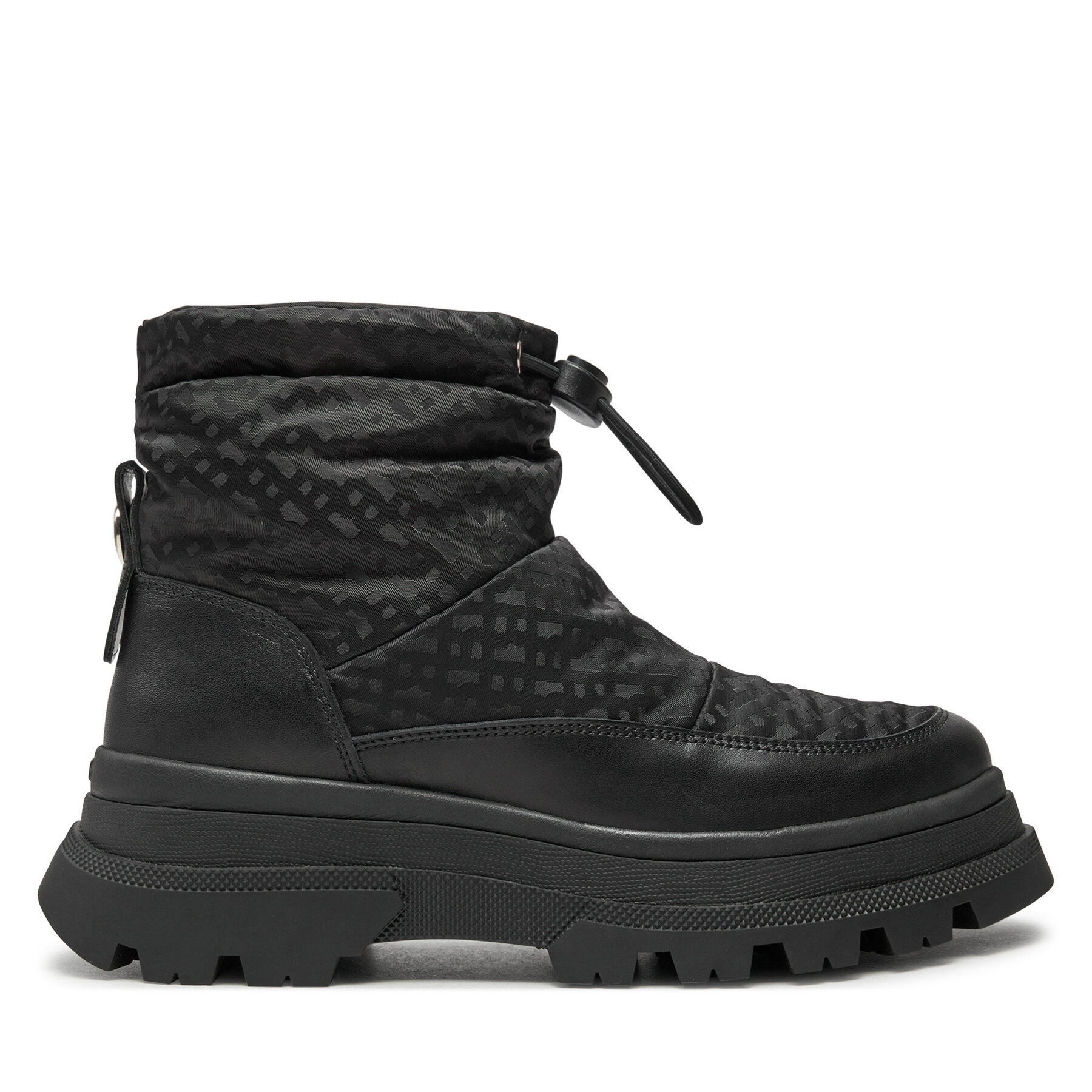 Polokozačky Boss Foster Bootie CBBNY 50523505 Černá