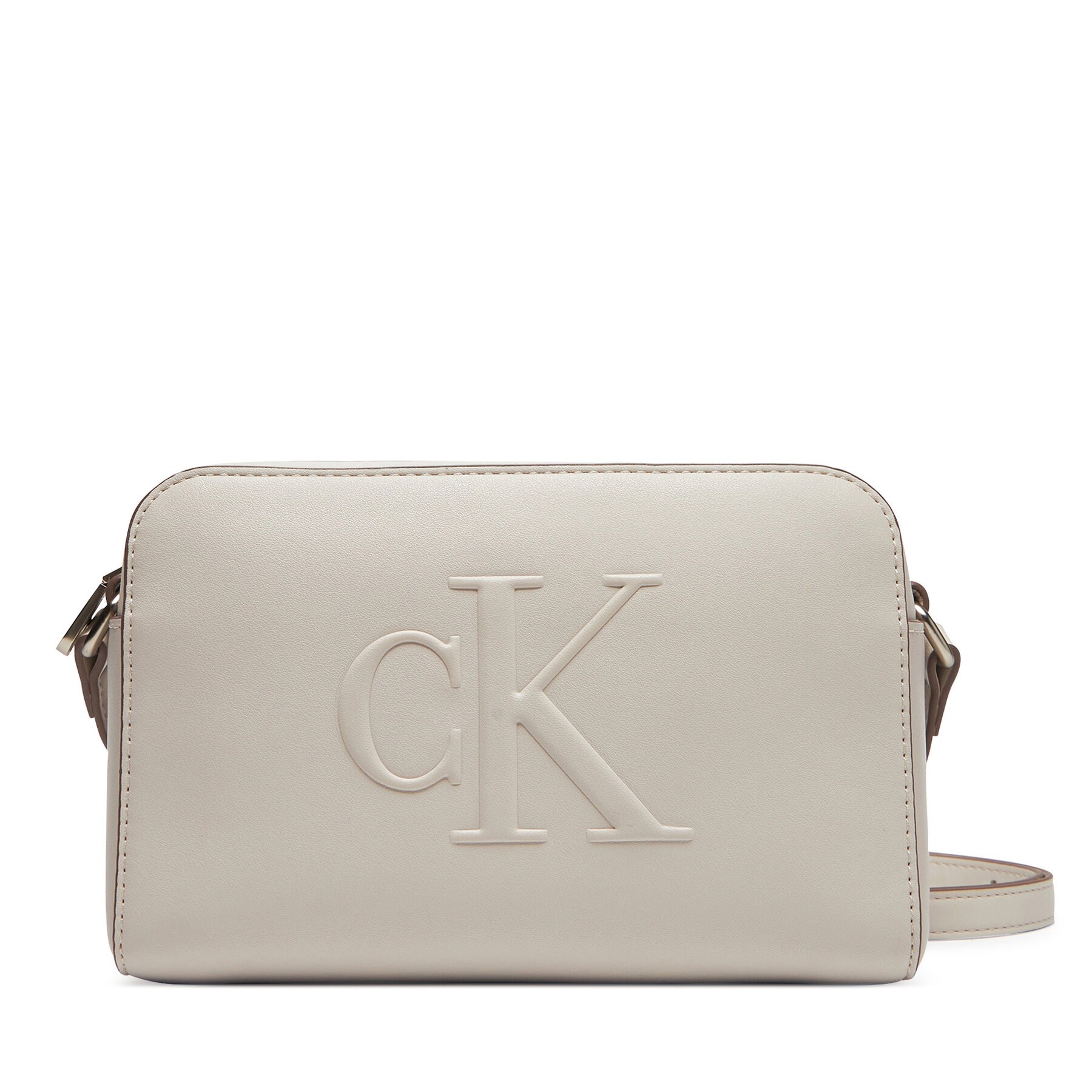 Kabelka Calvin Klein Jeans Sculpted Ew Camera Bag20 LV04K3036G Krémová