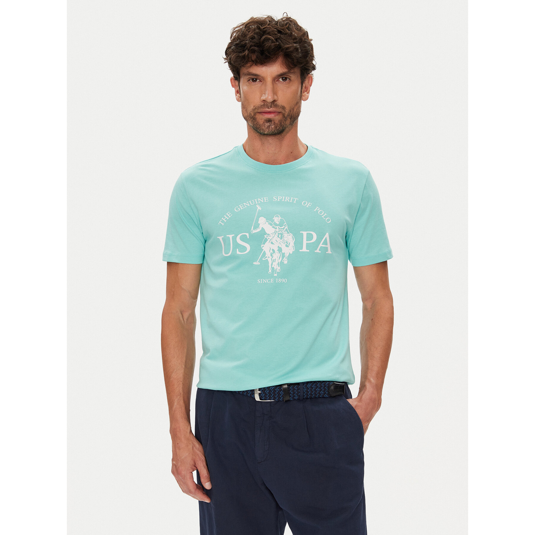 U.S. Polo Assn. Póló MUP4203 Kék Regular Fit