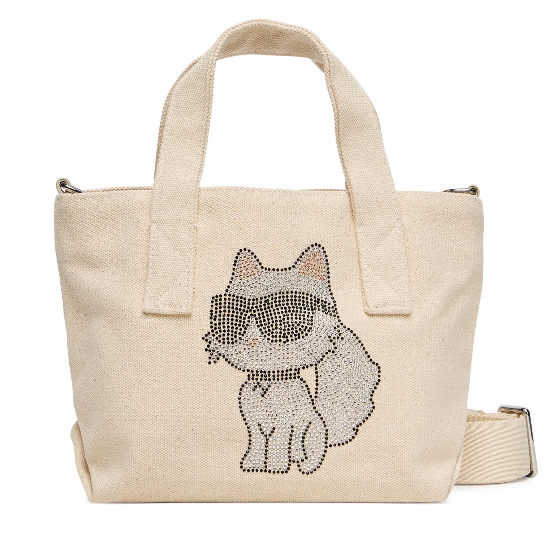 Дамска чанта KARL LAGERFELD A3W50115 Екрю