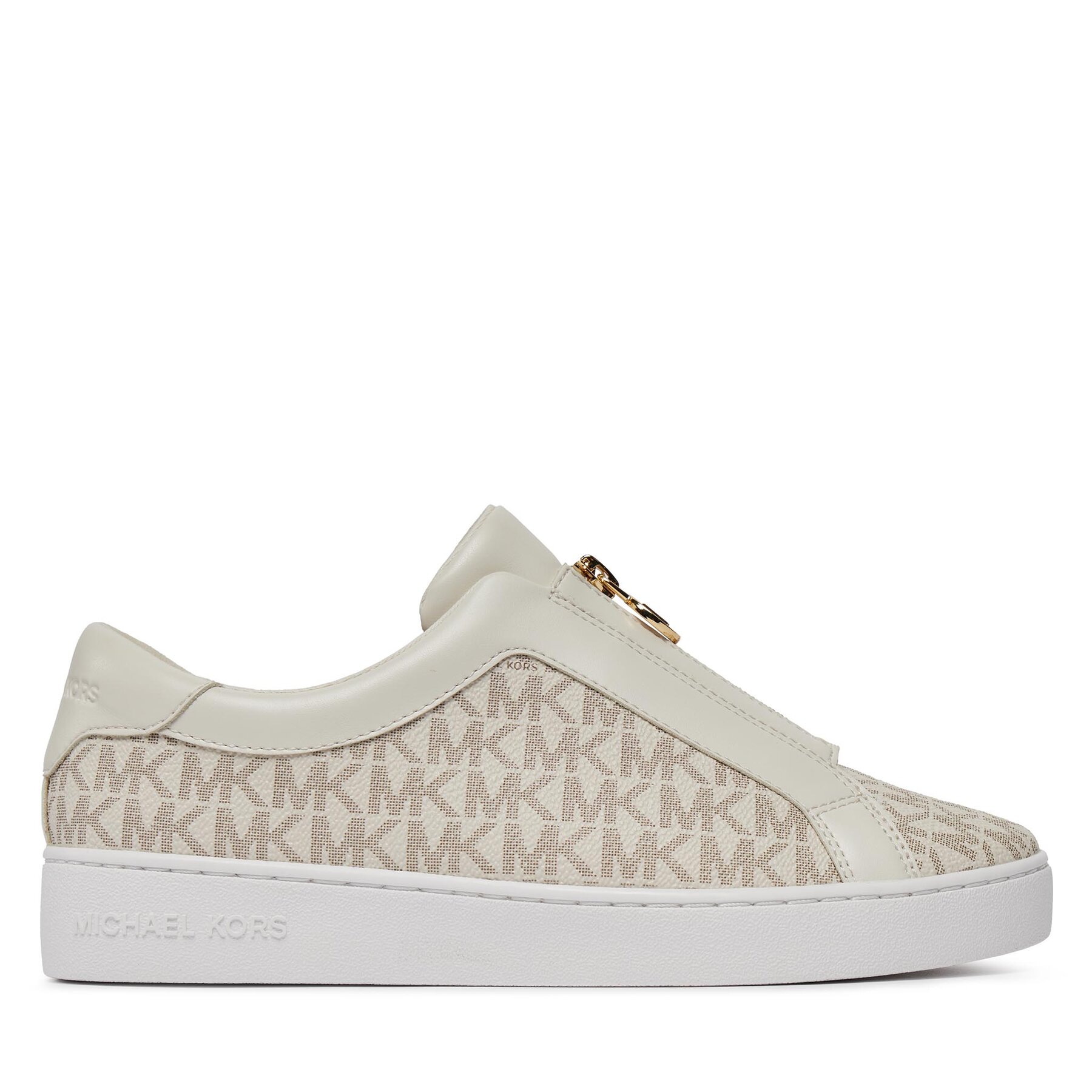 Snīkeri MICHAEL Michael Kors Keaton Zip Slip On 43R4KTFP2B Écru