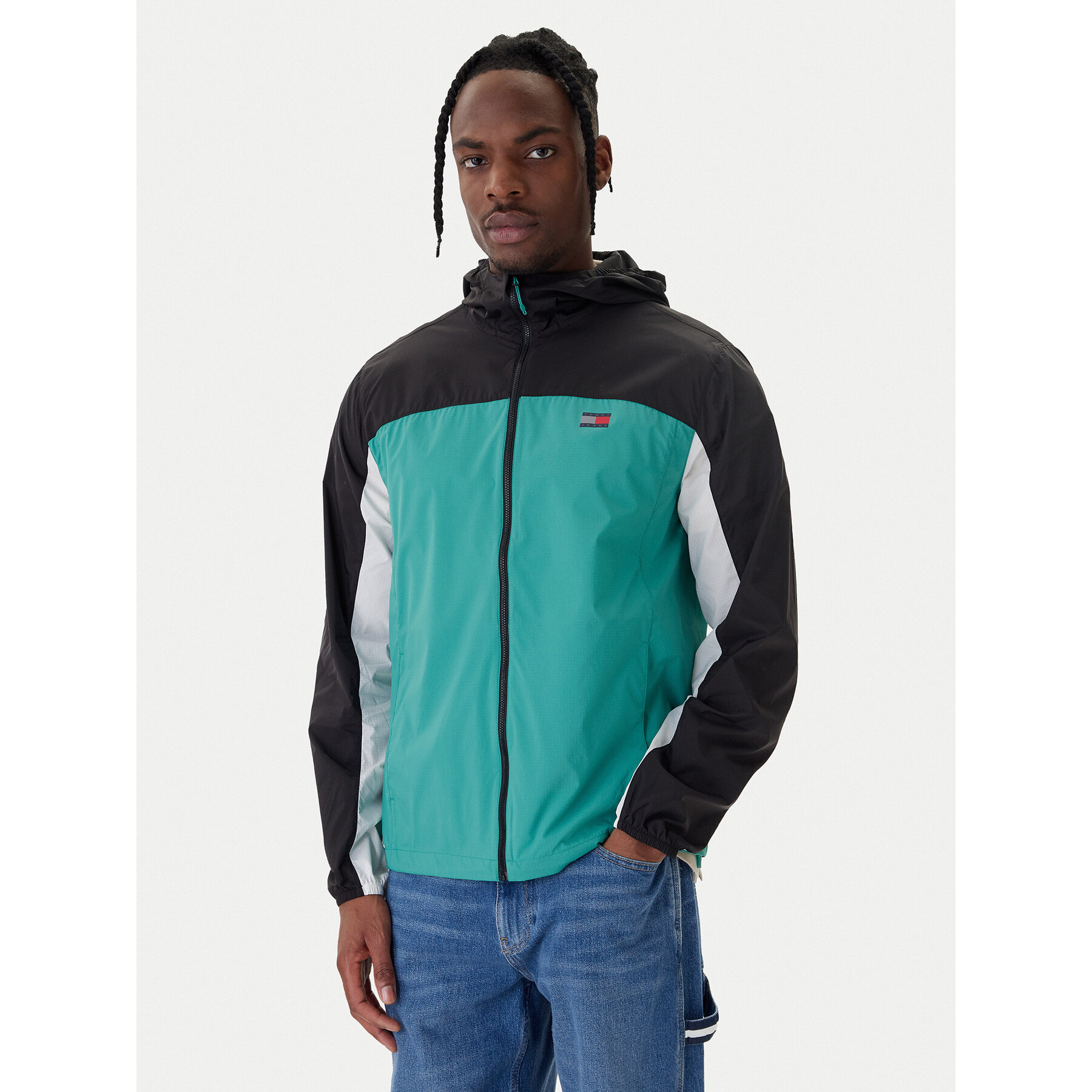 Tommy Jeans Übergangsjacke DM0DM23112 Grün Regular Fit
