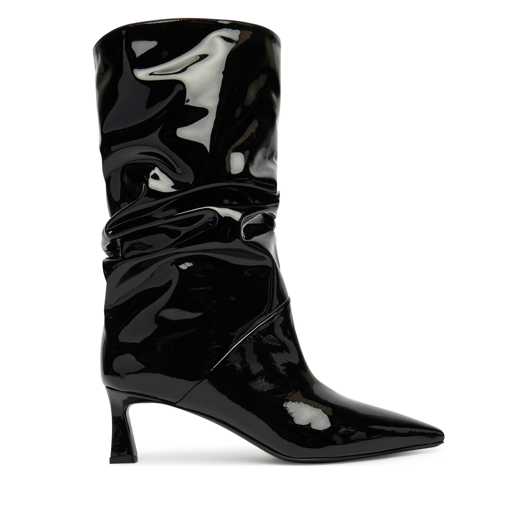 Damskie Pollini Botki, Rozmiar 39 Czarny SA24115M0NTT0000