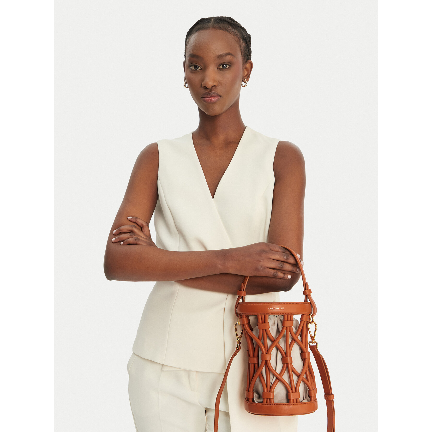 Τσάντα Coccinelle U2P Coccinellekoi E1 U2P 23 01 01 Καφέ