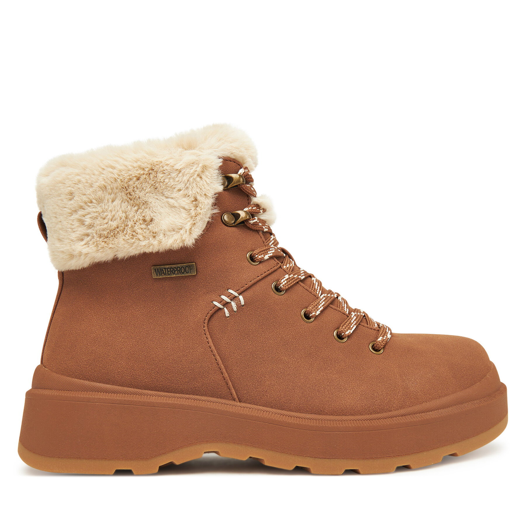 Šnurovacia obuv Skechers Park City 168087/CSNT Hnedá