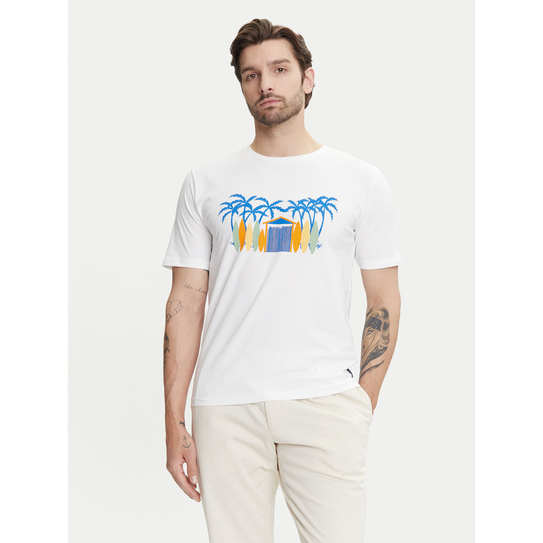 Ysabel Mora T-shirt 90514 Bianco Regular Fit