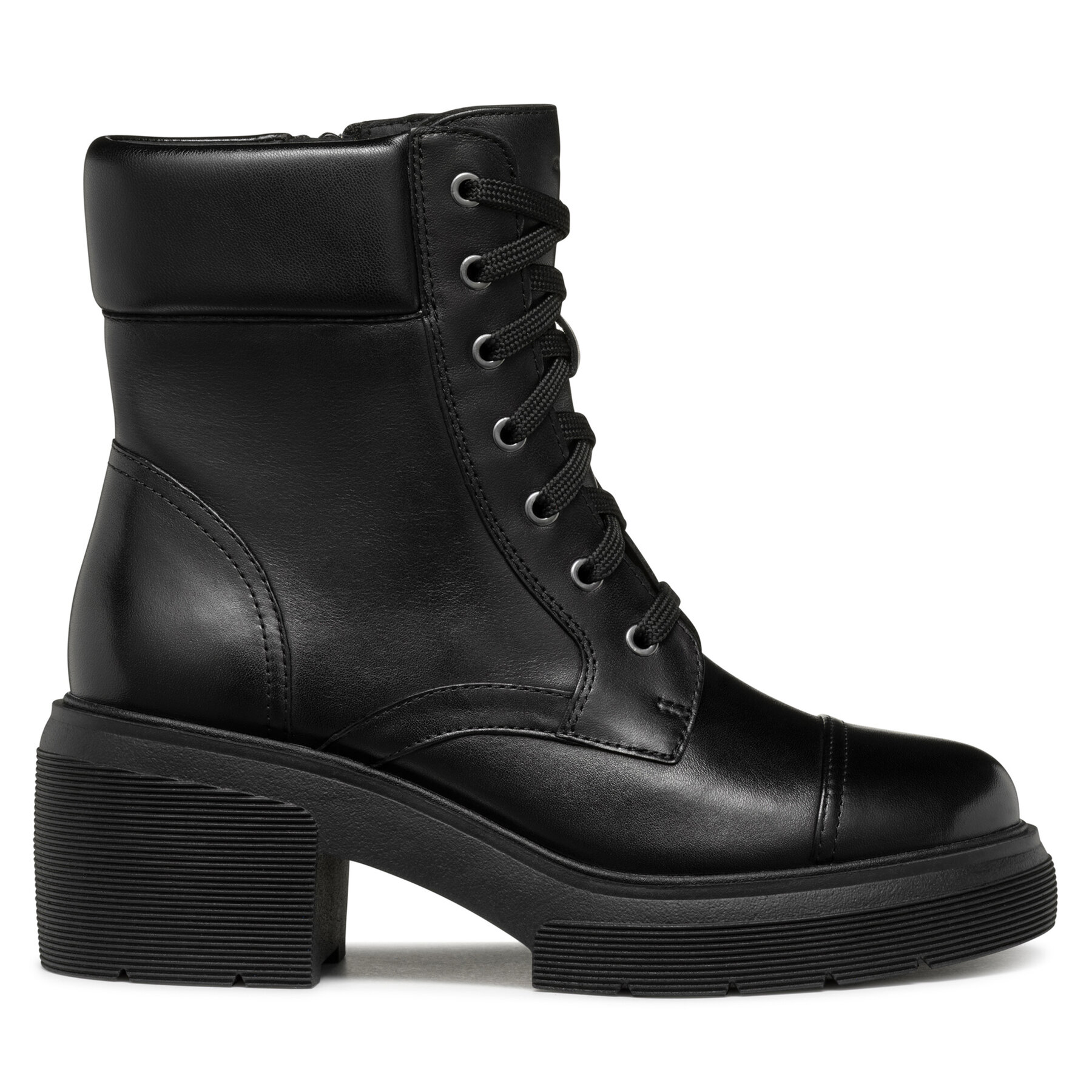 Botine Geox D Spherica Ec15 D46WWB 043BC C9999 Negru