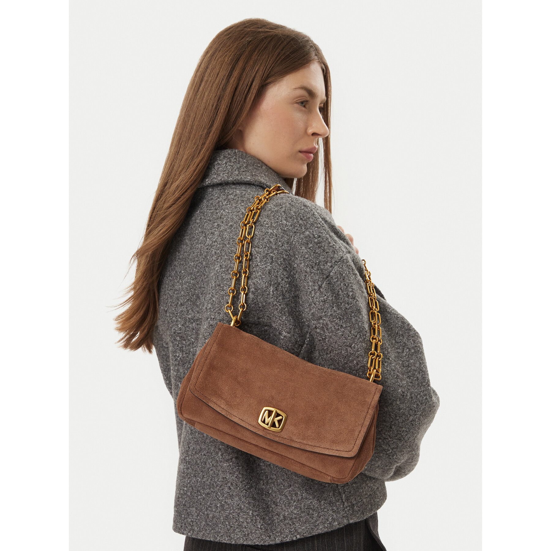 Torbica MICHAEL Michael Kors 30F6AYTL5S Smeđa