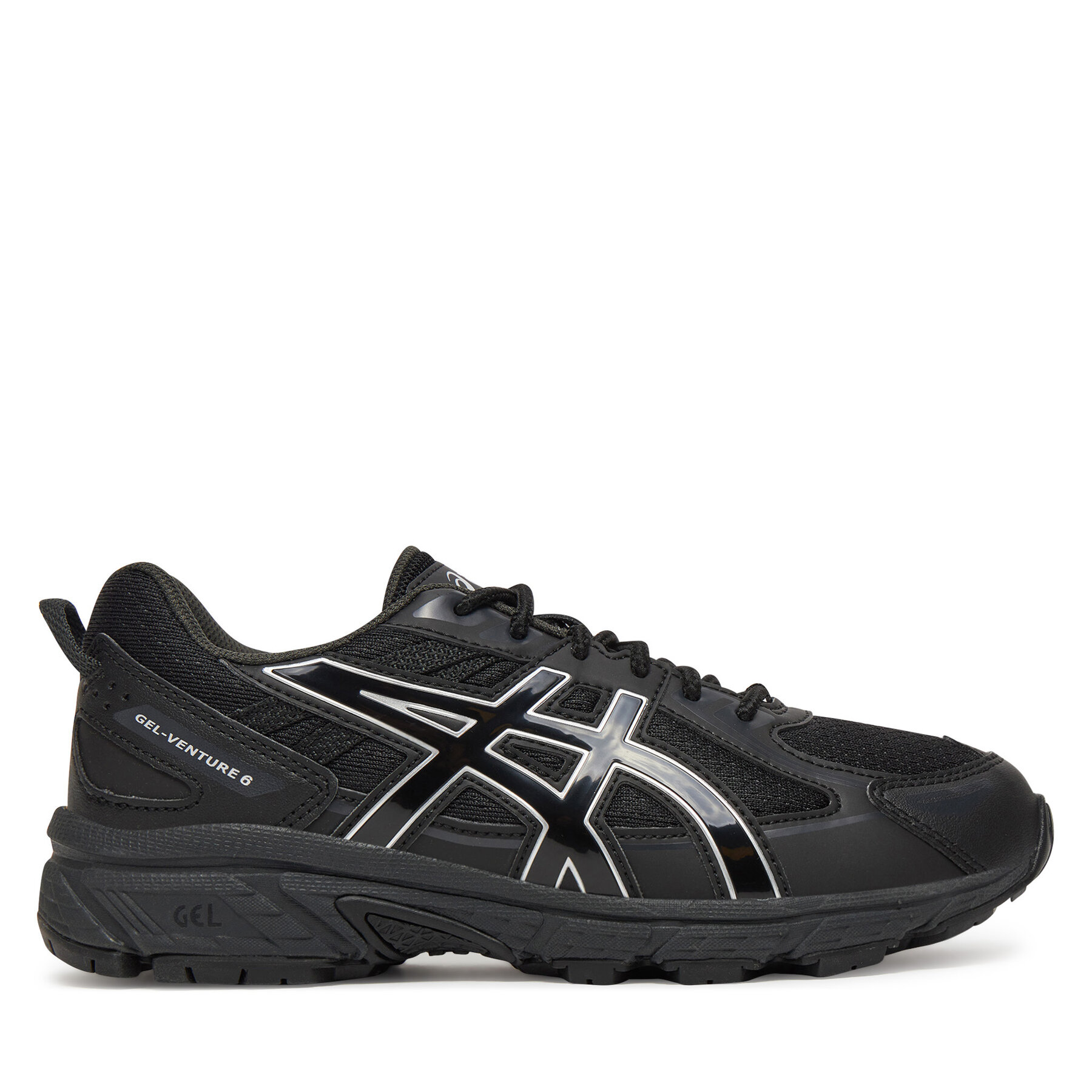 Dziecięce Sneakersy Asics, Rozmiar 37 Czarny Gel-Venture 6 Gs 1204A162