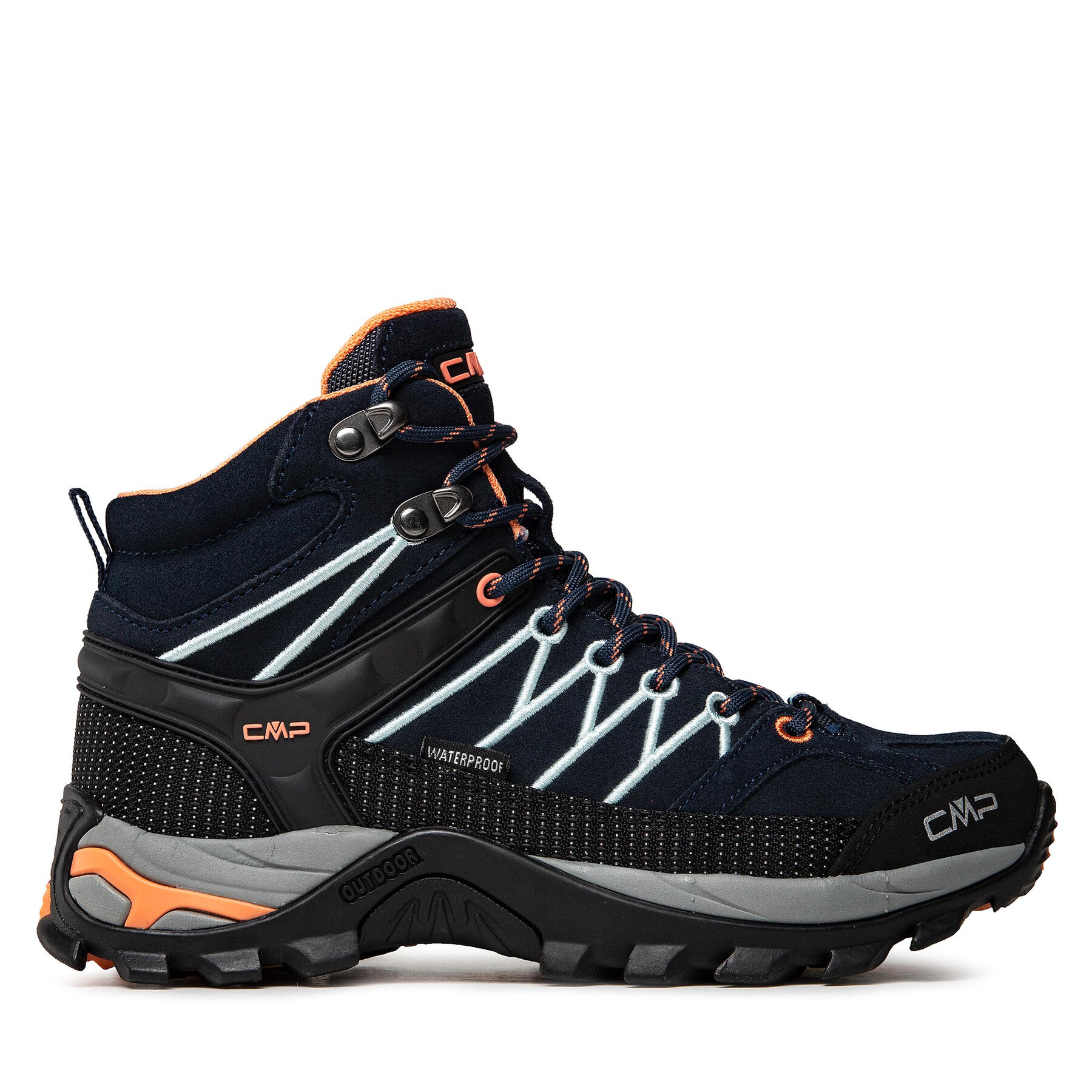 Turistiniai batai CMP Rigel Mid Wmn Trekking Shoes Wp 3Q12946 B. Blue/Giada/Peach 92AD