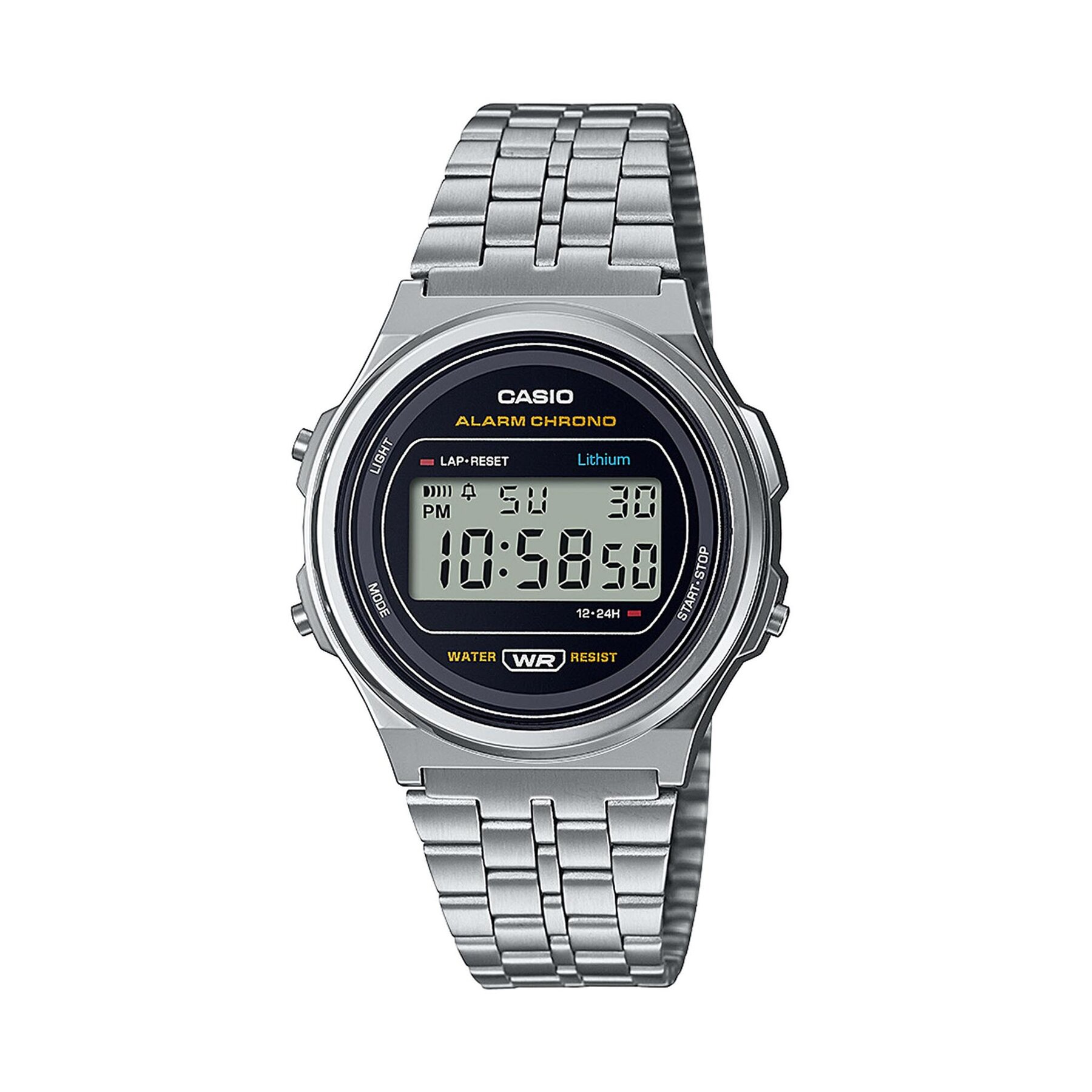 Casio Ρολόι Casio A171WE-1AEF Ασημί