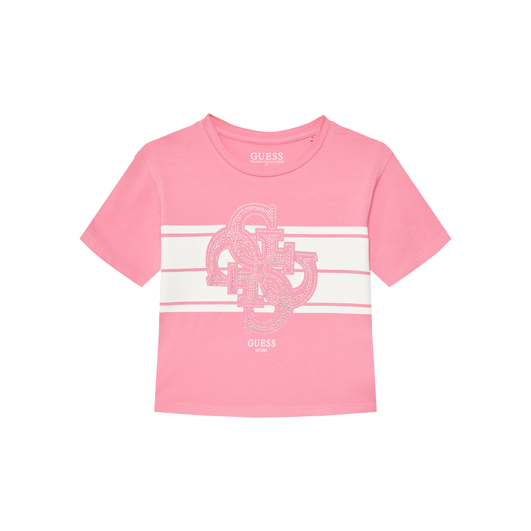 Guess Póló J5YI09 K6YW4 Rózsaszín Regular Fit