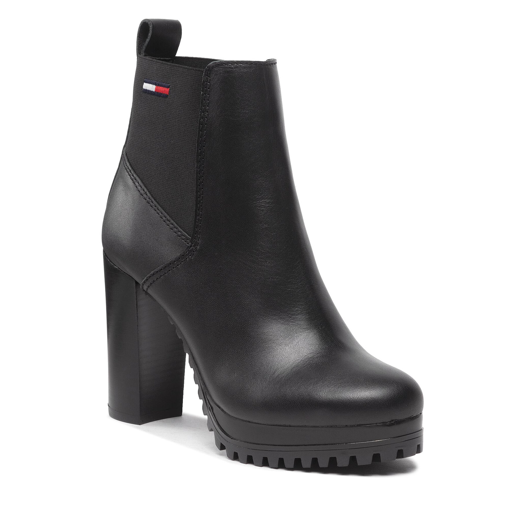 Botine Tommy Jeans Essential High Heel Boot EN0EN02045 Black BDS