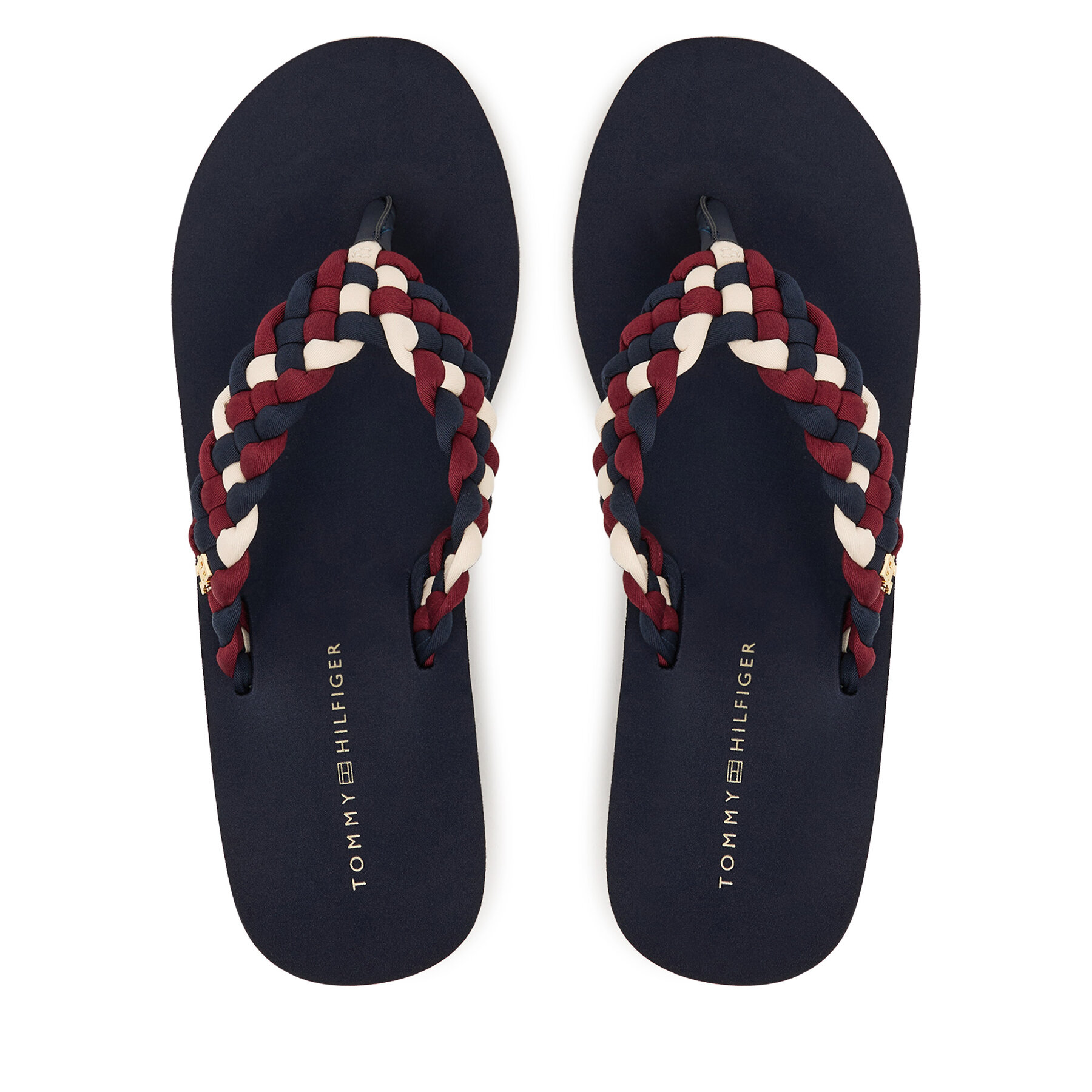 Žabky Tommy Hilfiger Th Wedge Braided Summer Sandal FW0FW09198 Farebná
