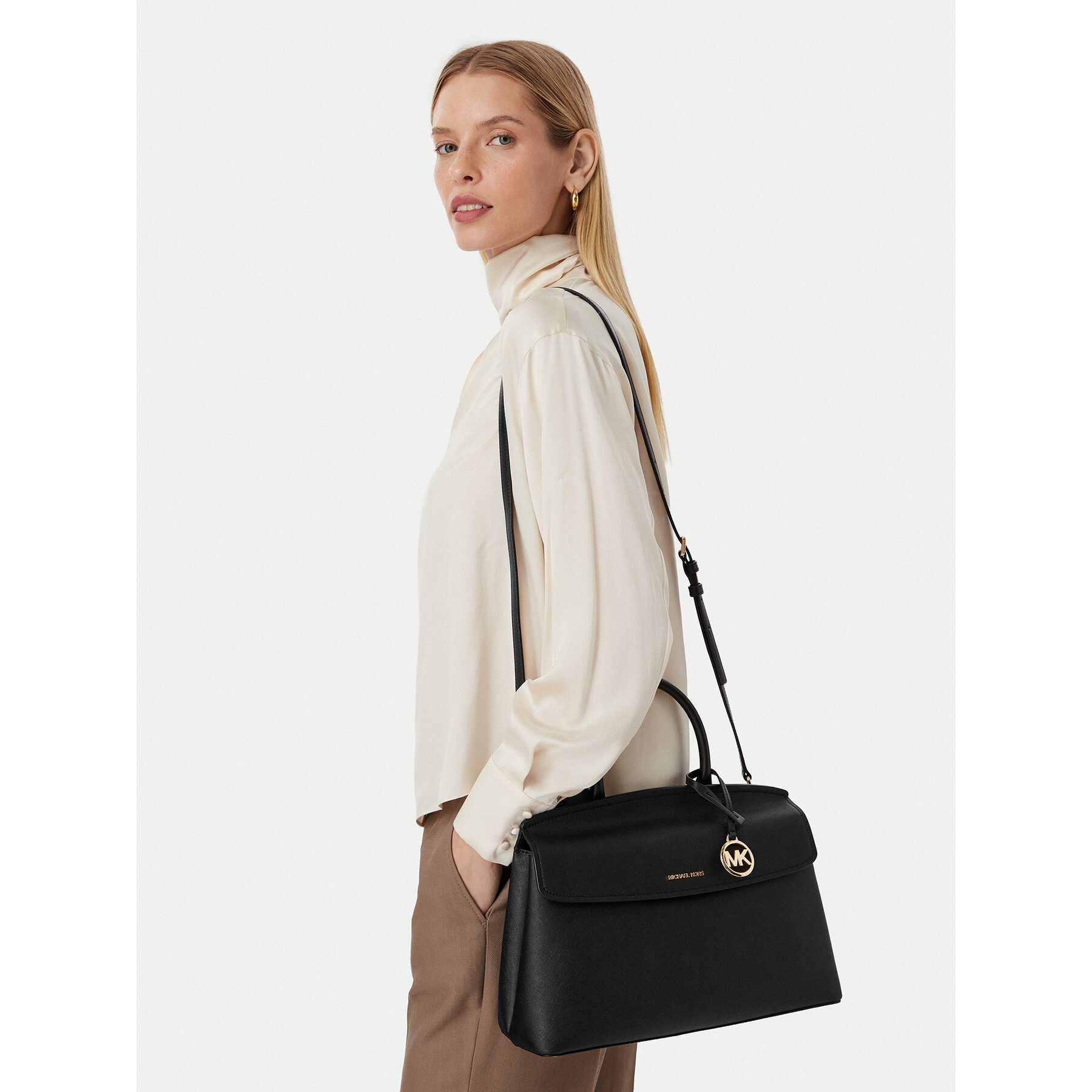 Torbica MICHAEL Michael Kors 30T6GX7S2L Crna
