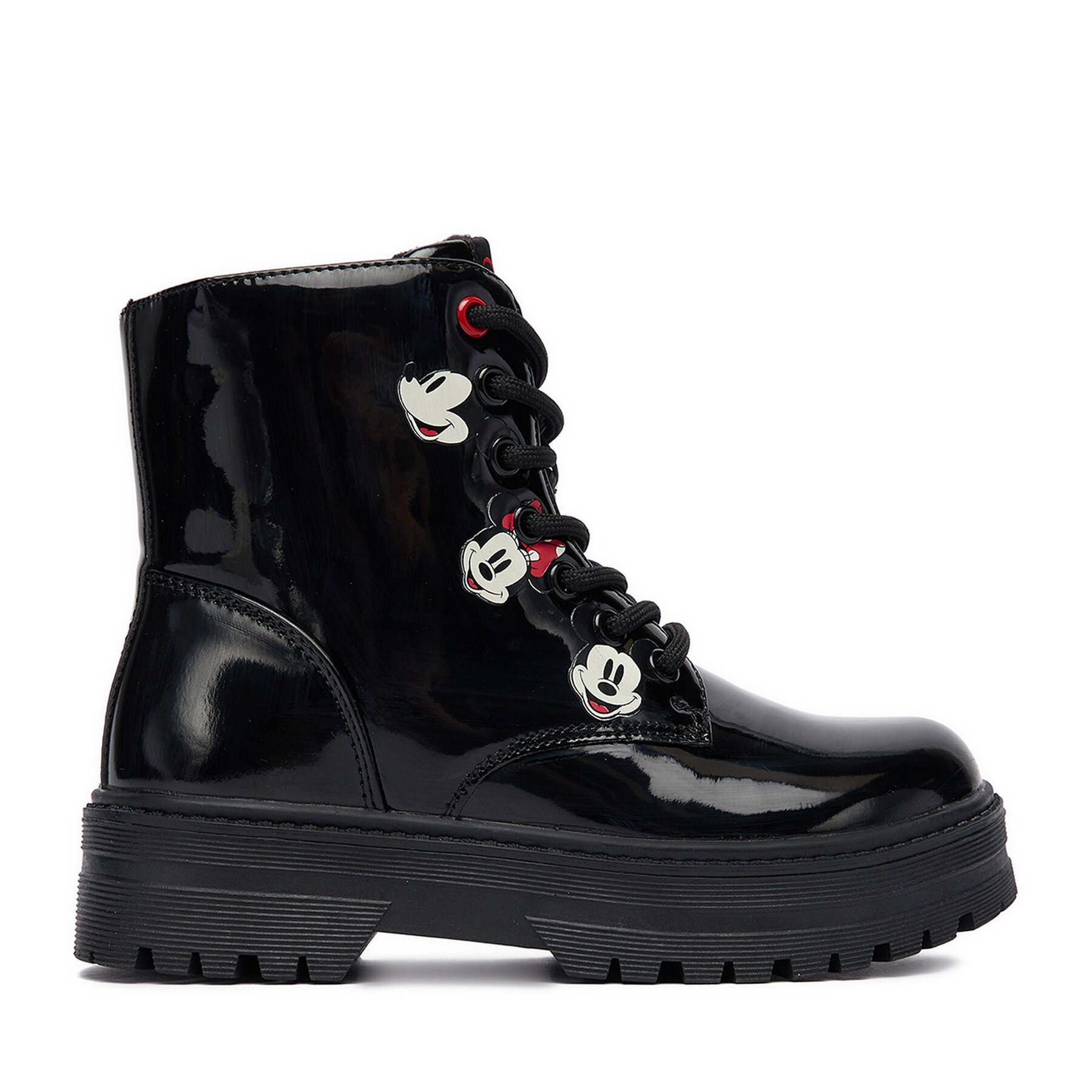 Šnurovacia obuv Mickey&Friends CEO-CM-AW25-127DSTC Čierna