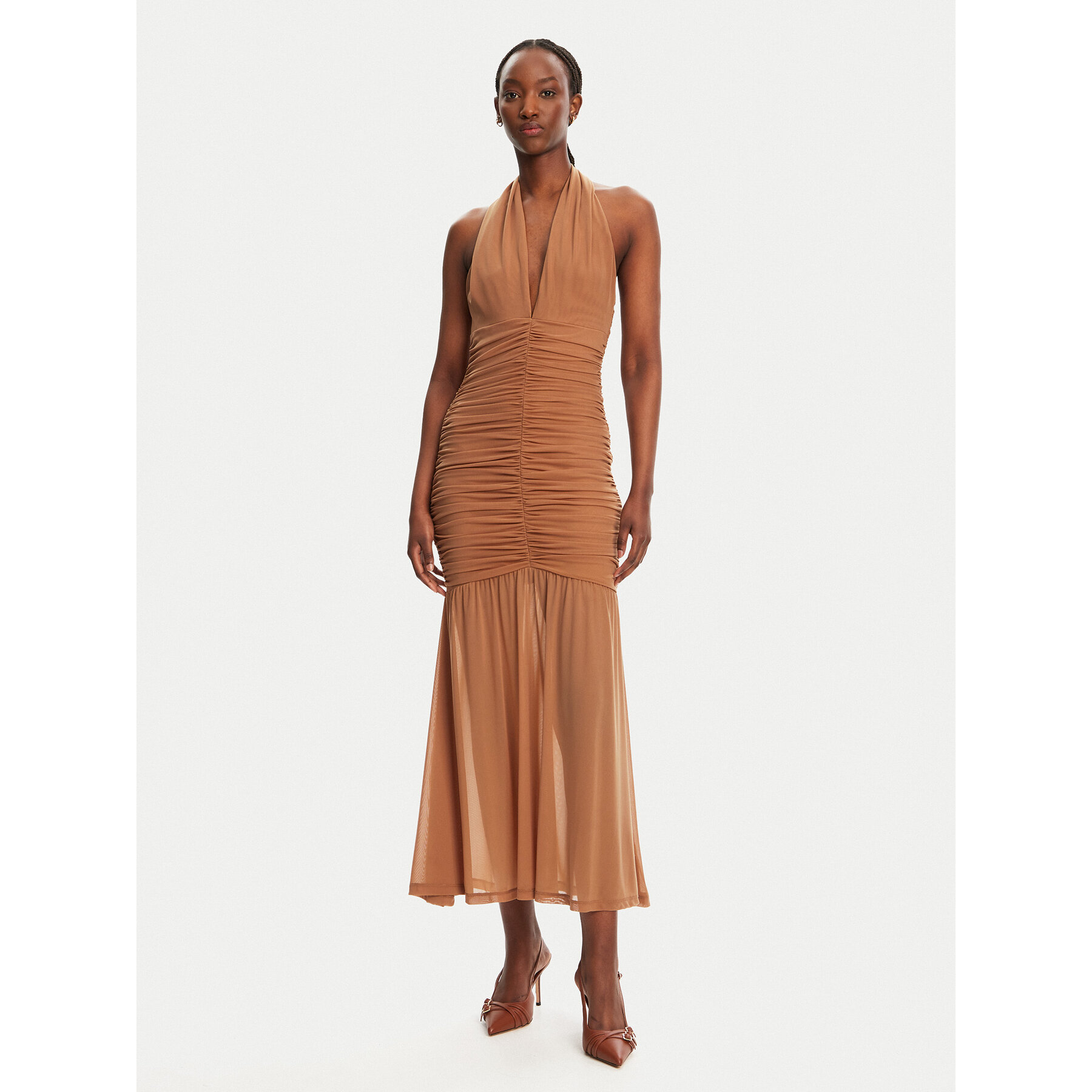 Bardot Coctailkleid Sephera 59872DB Braun Regular Fit