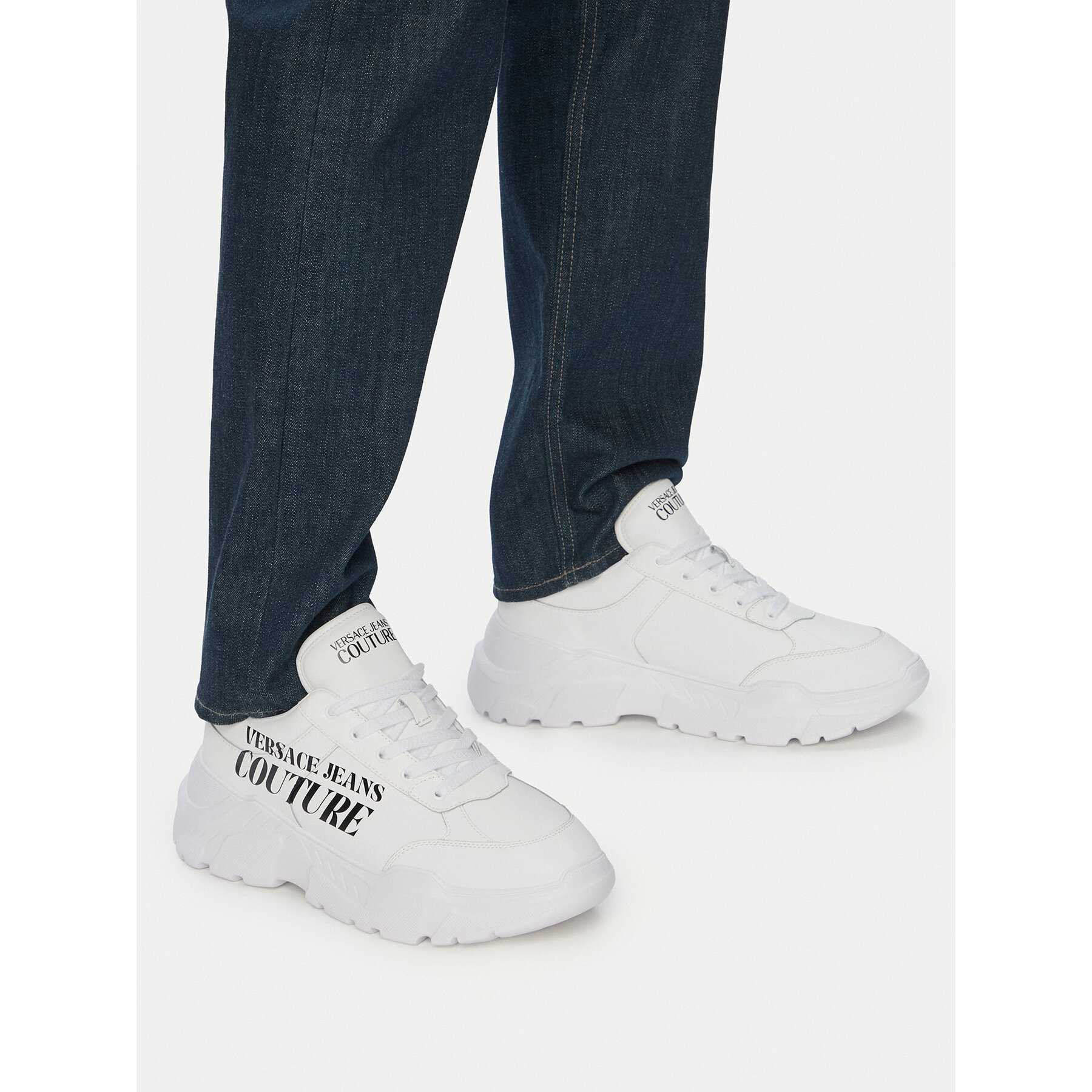 Сникърси Versace Jeans Couture 80YA3SC1 Бял