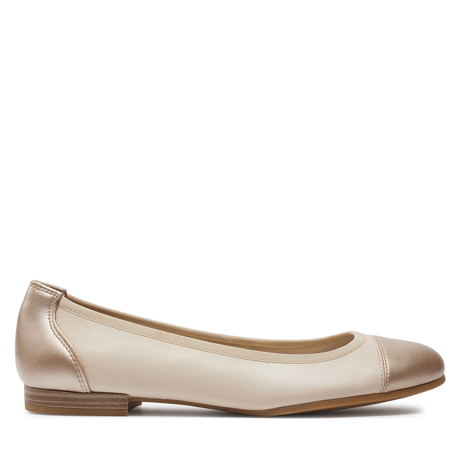 Damskie Baleriny Tamaris, Rozmiar 37 Beżowy 1-22124-42
