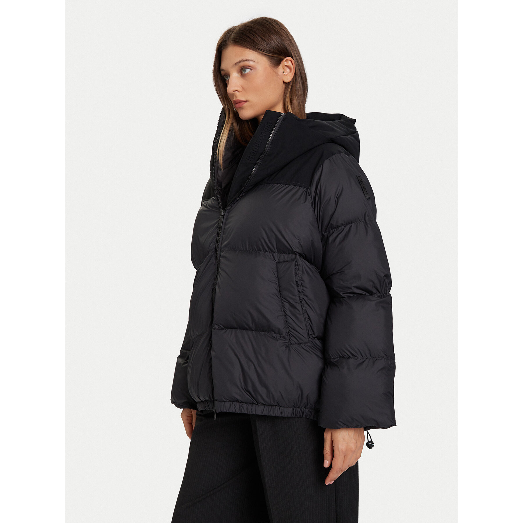 Bomboogie Winterjacke Nagoja GW7524TNF5 Schwarz Relaxed Fit