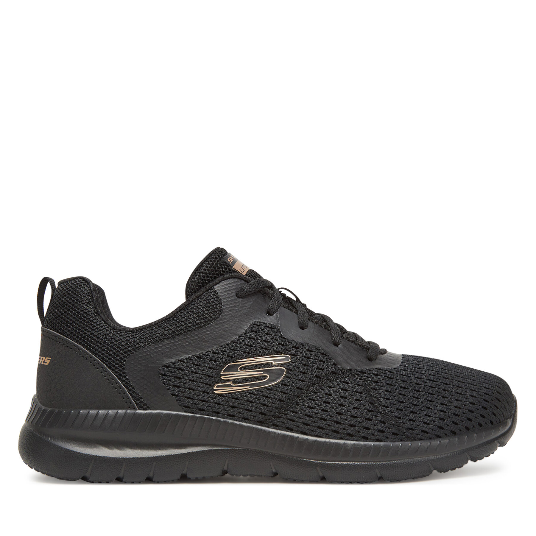 Sneakersy Skechers BOUNTIFUL 12607 BKRG_ Čierna