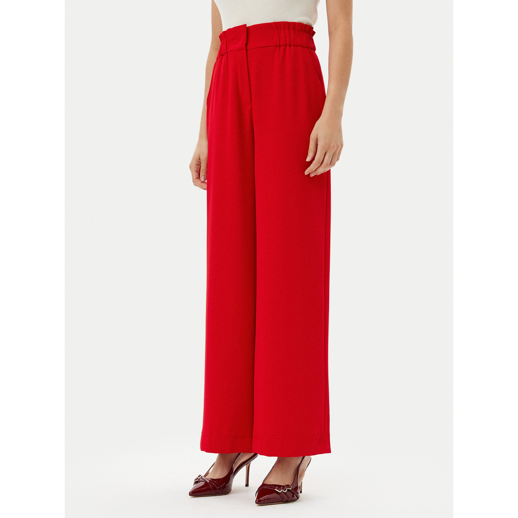 Morgan Palazzohose 242-PBIRD Rot Wide Leg