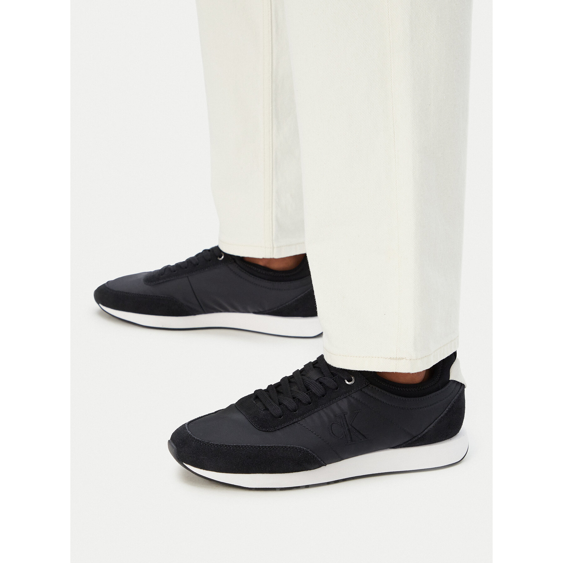 Sneakers Calvin Klein Retro Runner YM0YM01414 Negru