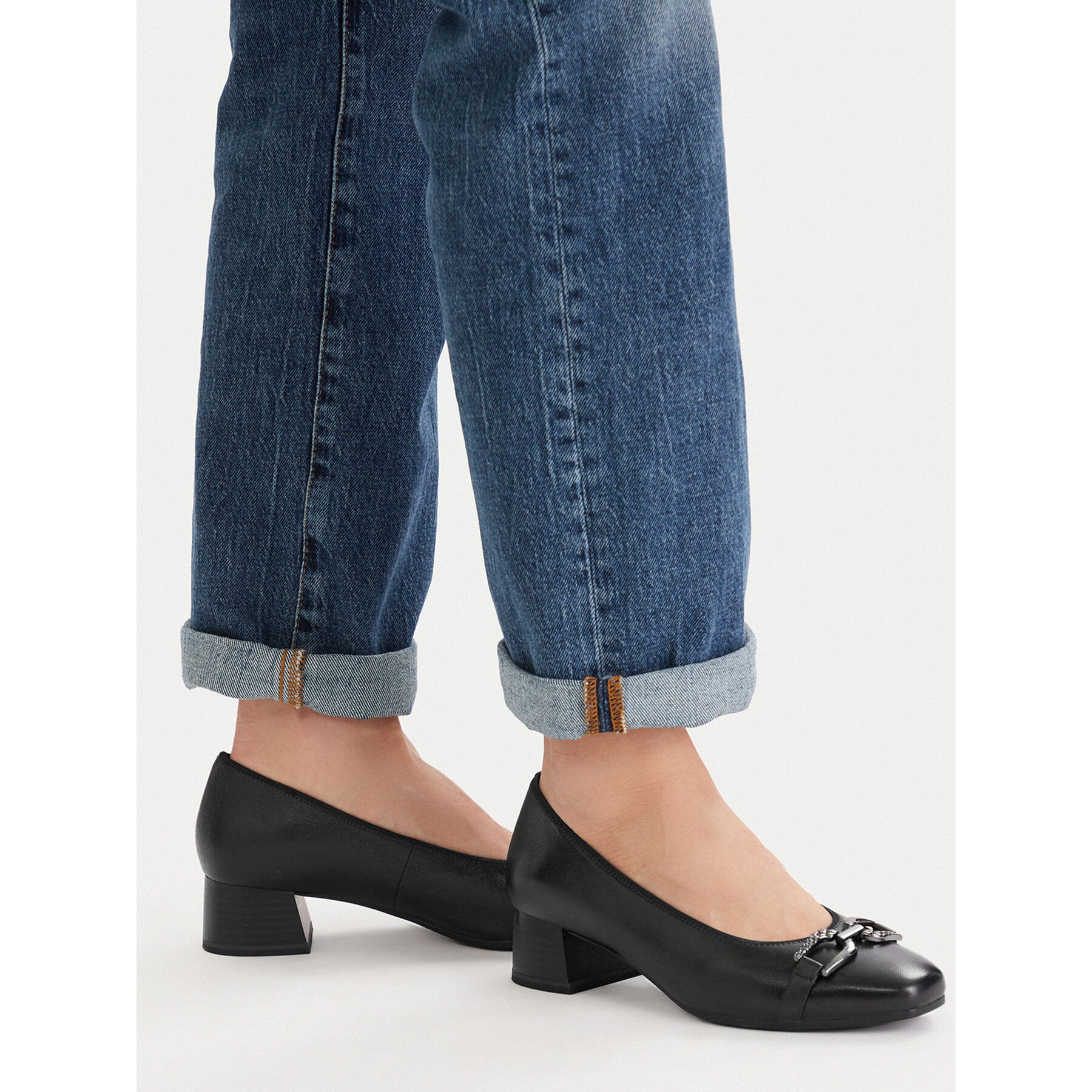 Pantofi pumps Caprice 9-22304-45 Negru