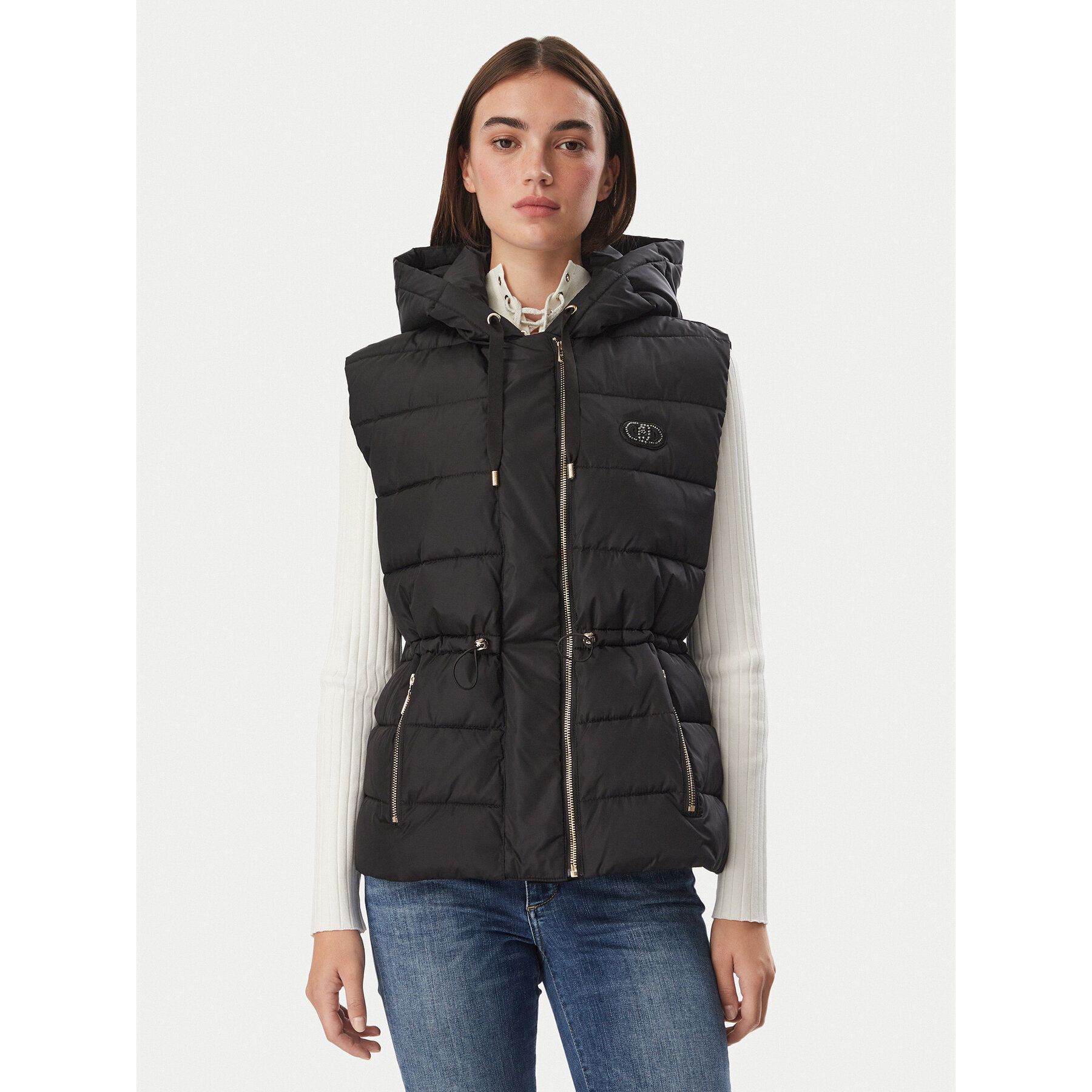 Liu Jo Sport Bodywarmer TF6120 TS62A Schwarz Regular Fit