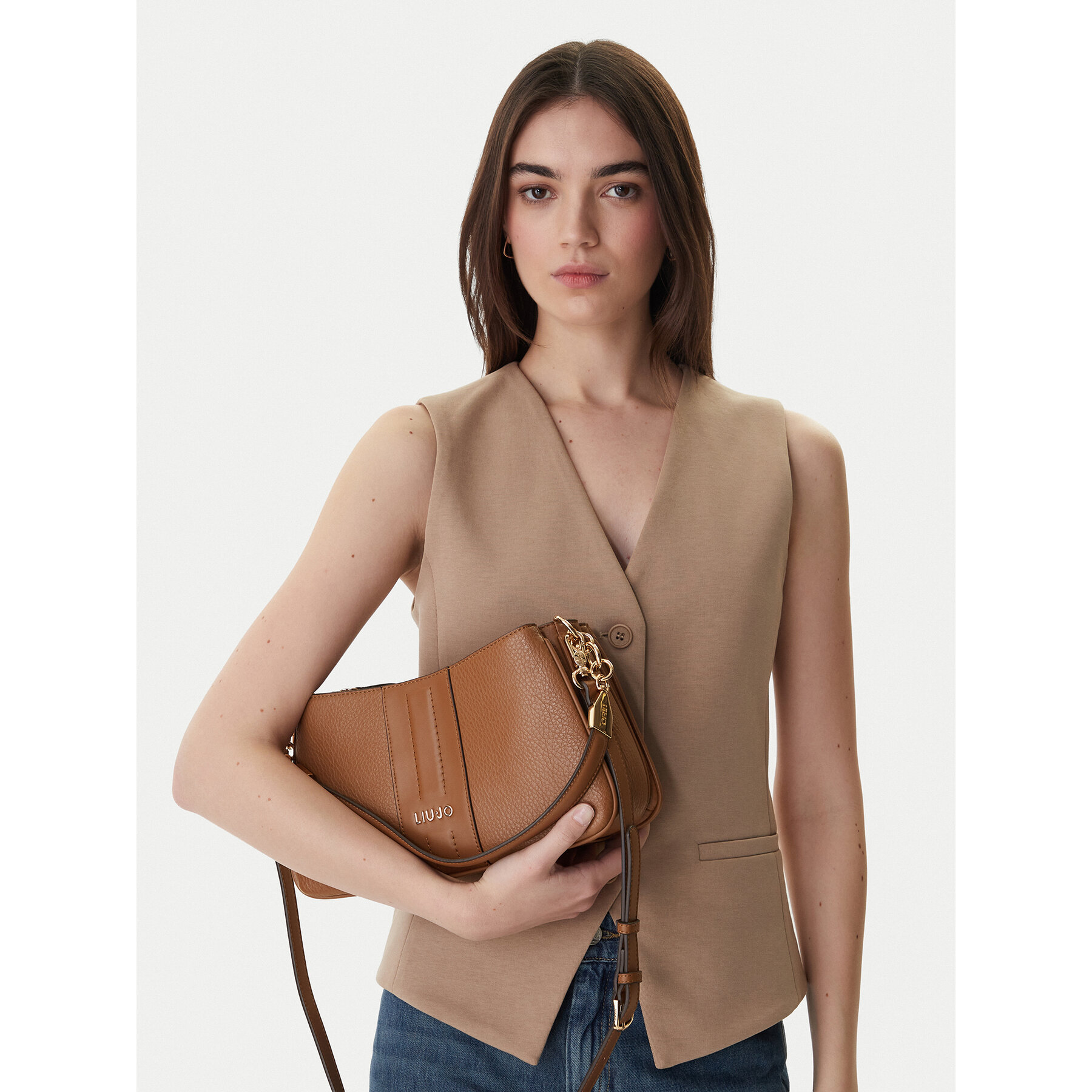 Дамска чанта Liu Jo AA6107 E1109 Кафяв