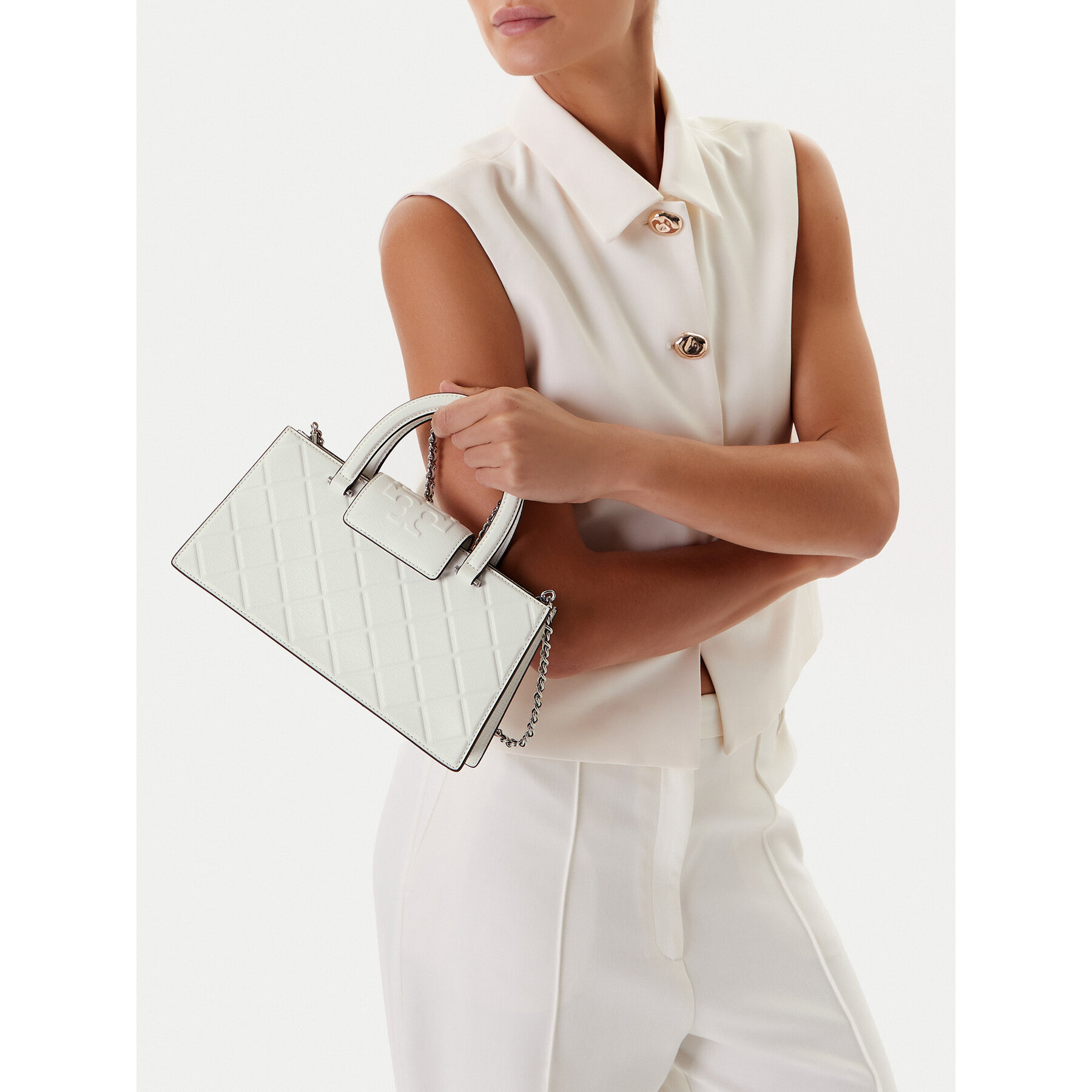 Táska Tory Burch 164763 Fehér