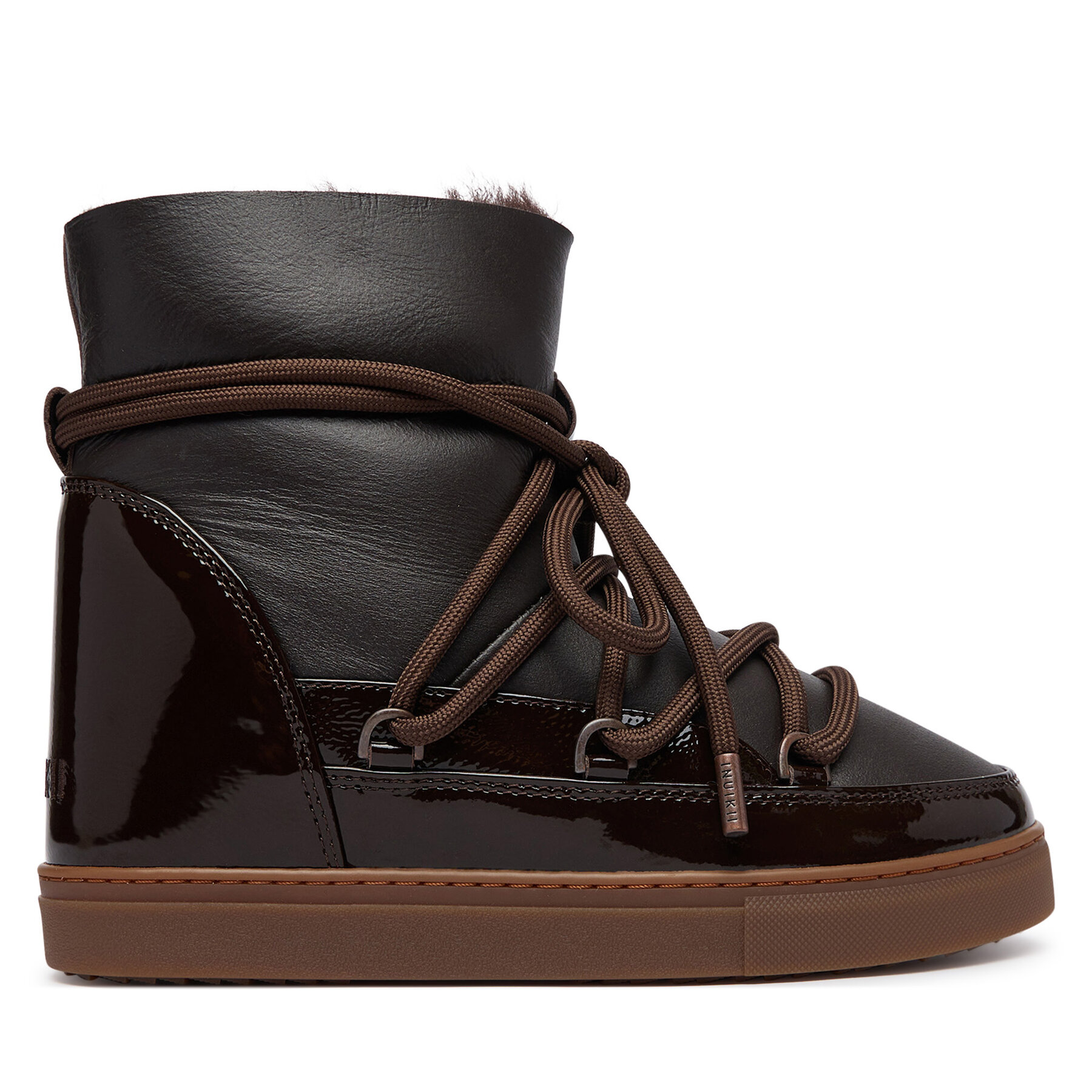 Апрески Inuikii Gloss Wedge 1001.004.0052.150 Кафяв