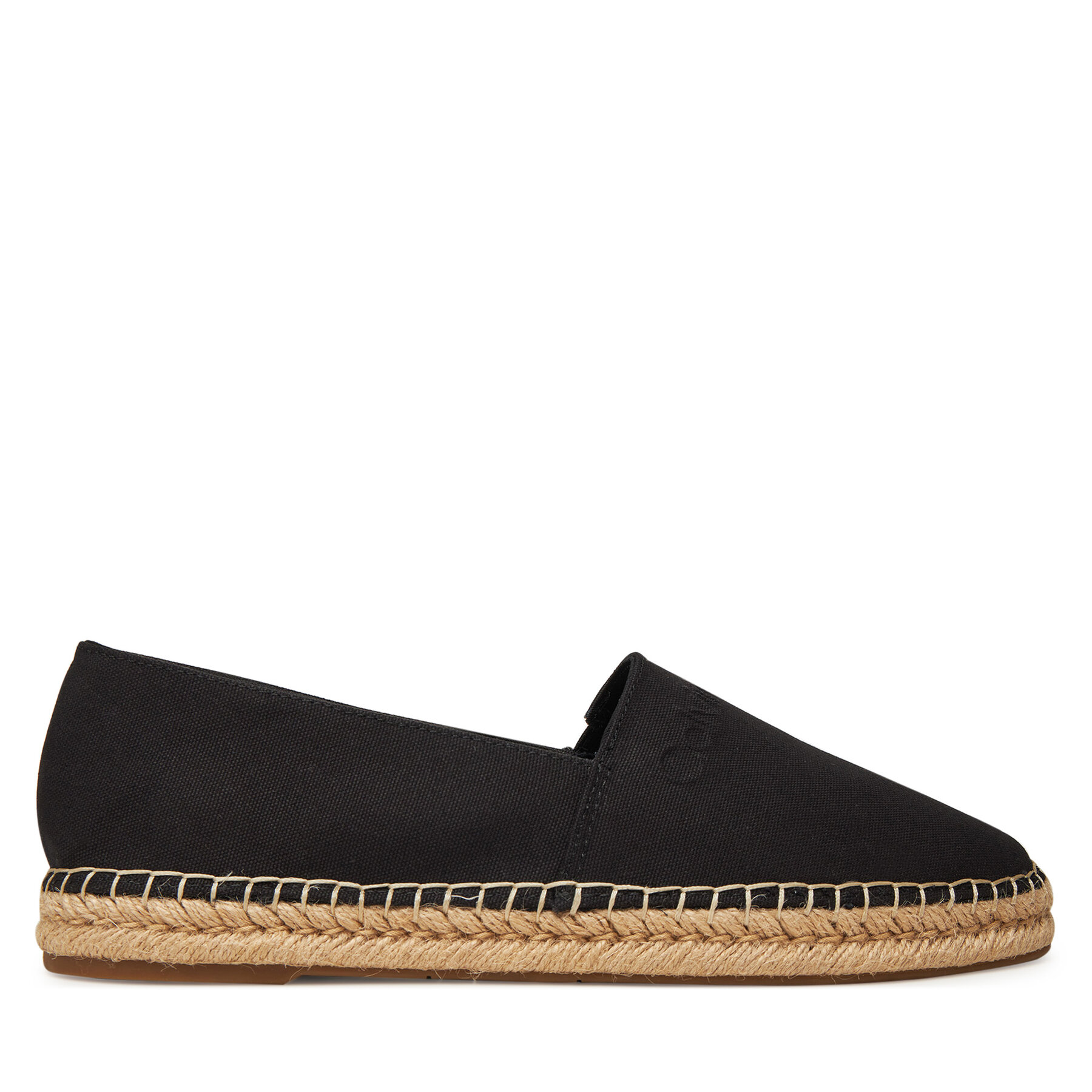 Espadrilky Calvin Klein Espadrille Cv Logo HM0HM01808 Čierna
