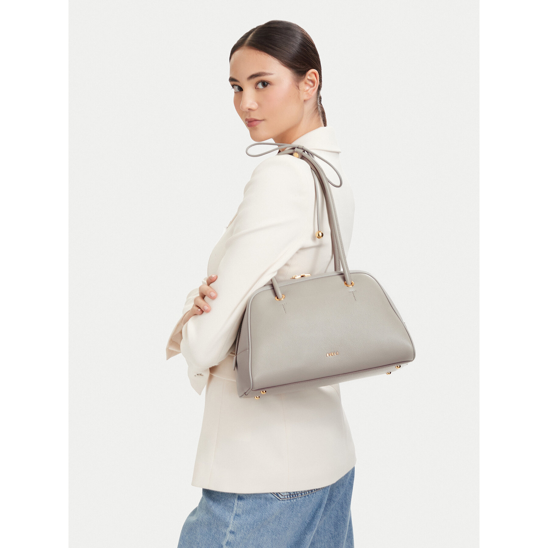 Torbica Furla Poppy M WB02109 BX4573 CN 4897S Siva