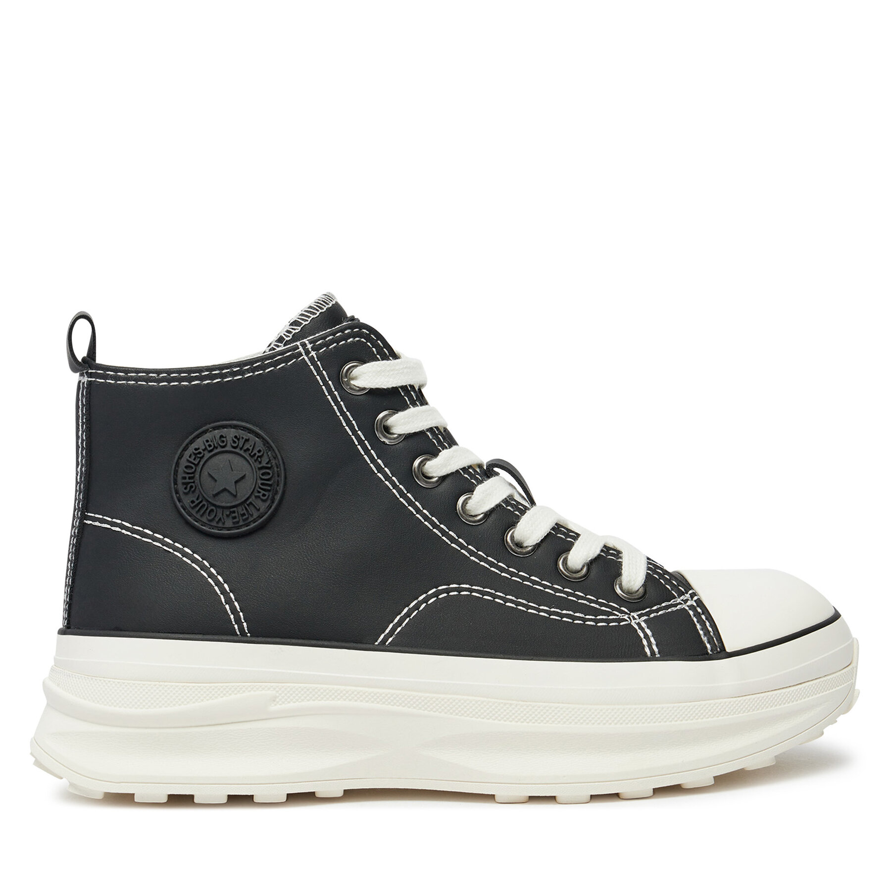 Damskie Trampki Big Star Shoes, Rozmiar 39 Czarny OO274063