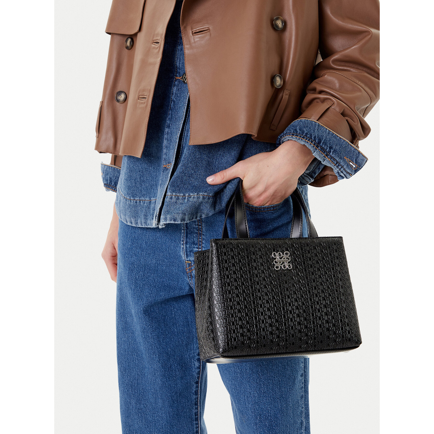 Geantă Nine West CEO-HAMPSHIRE-II-LDA8175 Negru