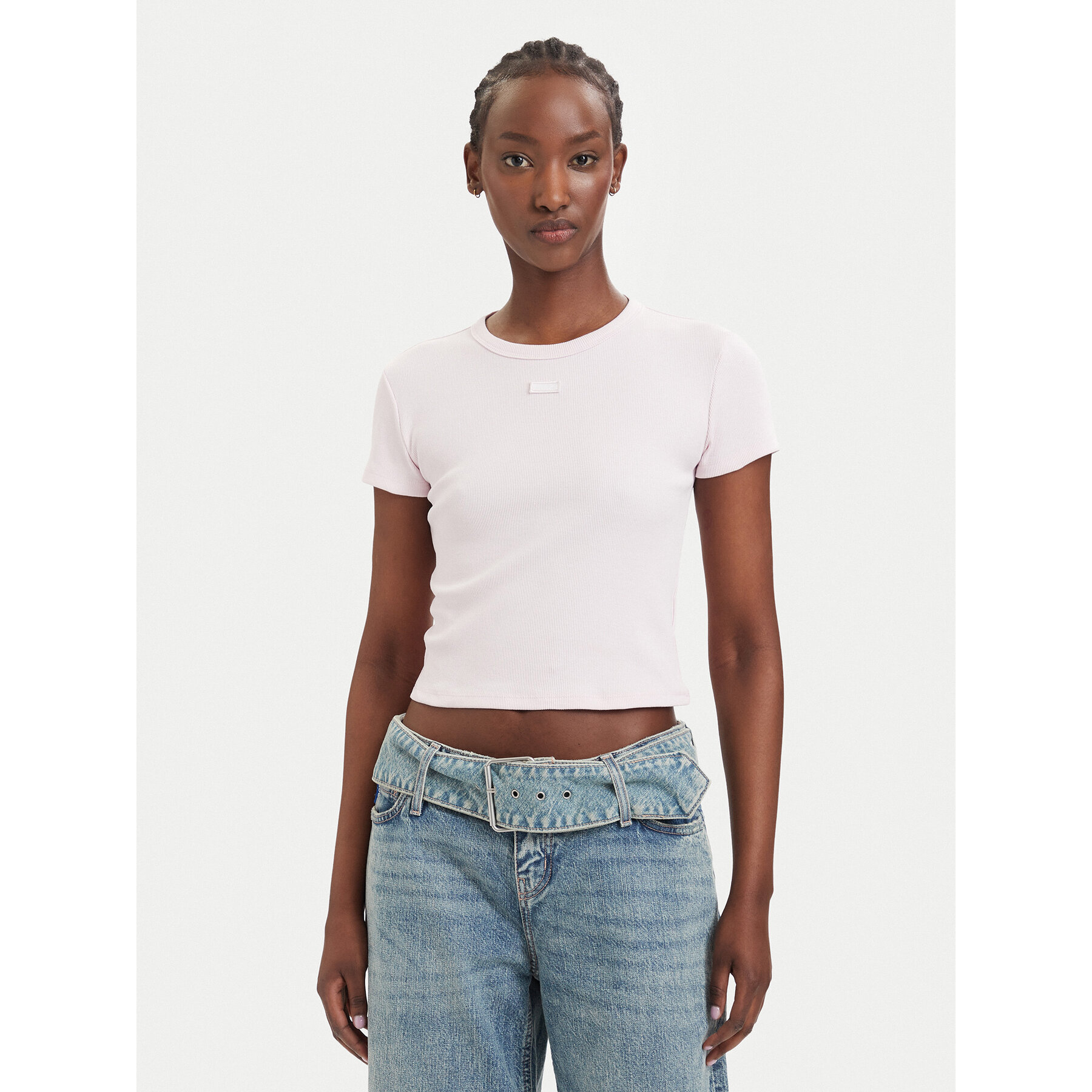 HUGO T-shirt Baby 50510749 Svijetlo roza Slim Fit