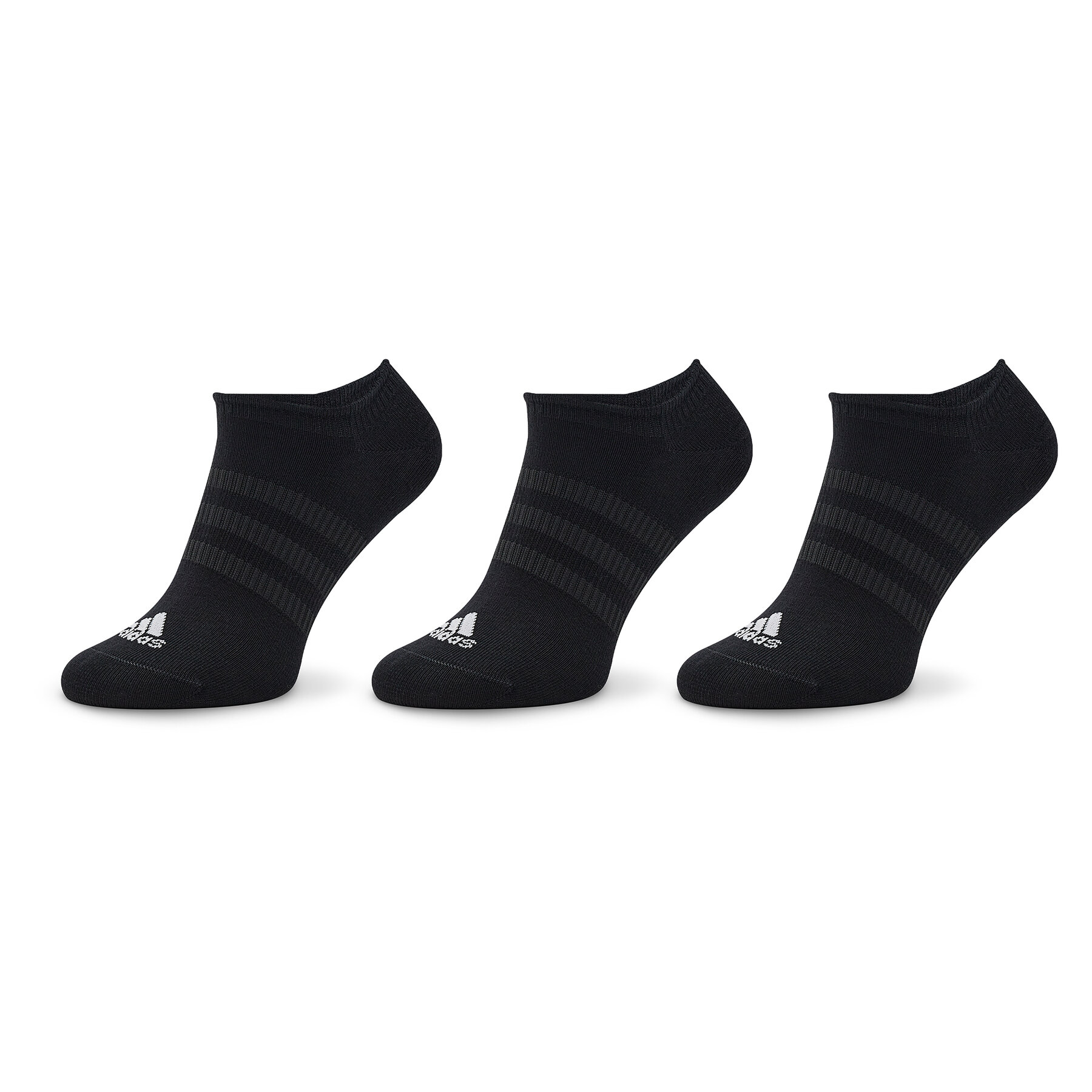 Unisex trumpų kojinių komplektas (3 poros) adidas Twin And Light IC1327 Black/White