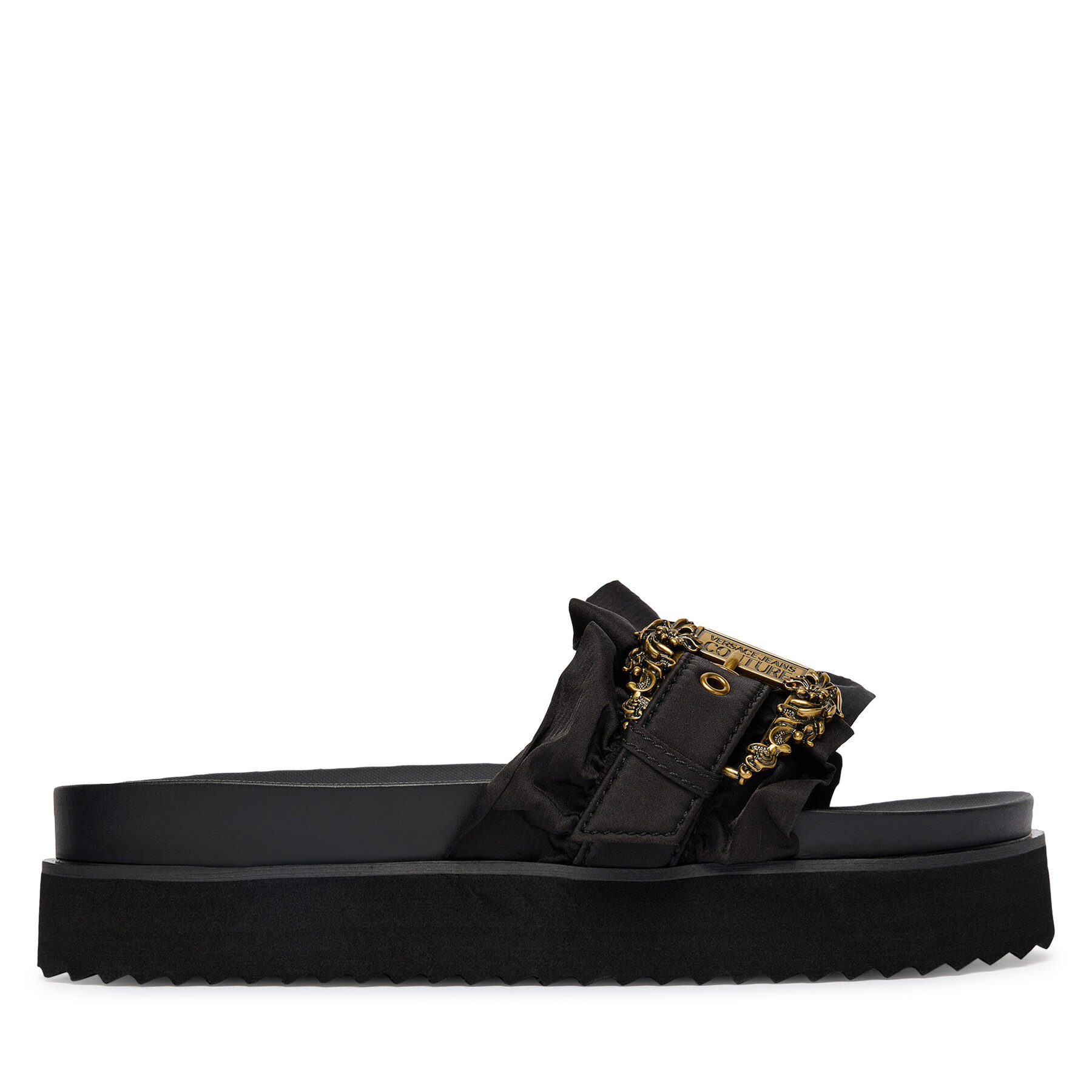 Šľapky Versace Jeans Couture 80VA3SM5 Čierna