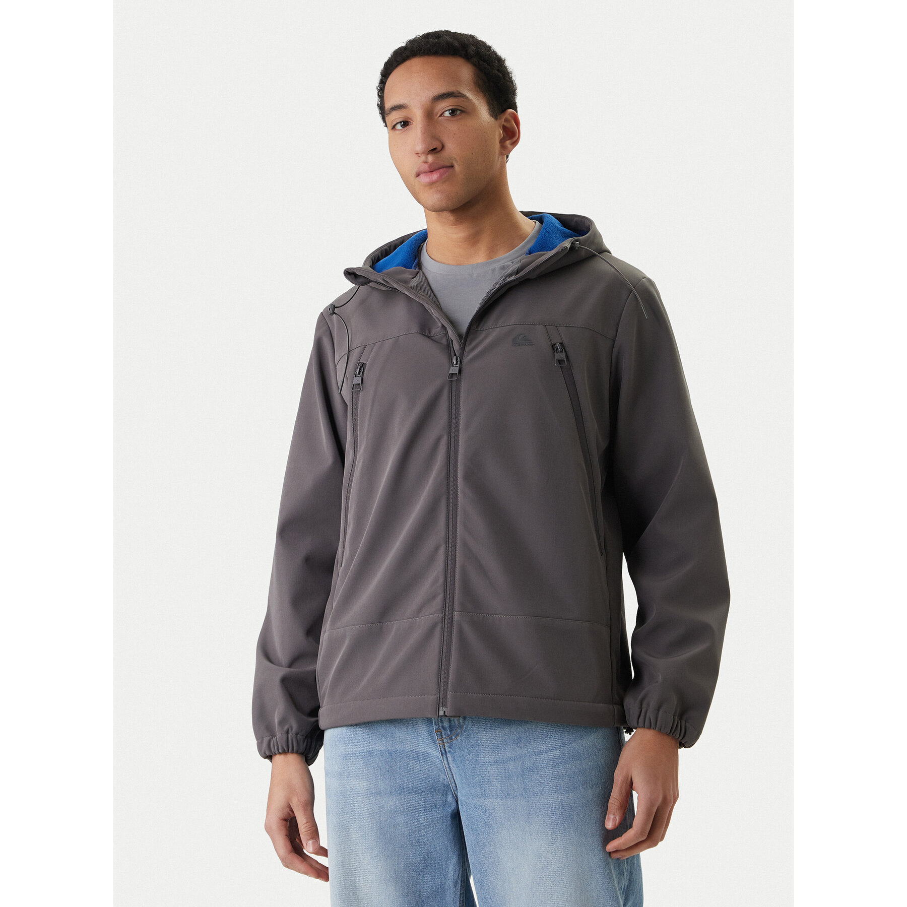Quiksilver Übergangsjacke W126-QSMJT-1000-43X Grau Regular Fit