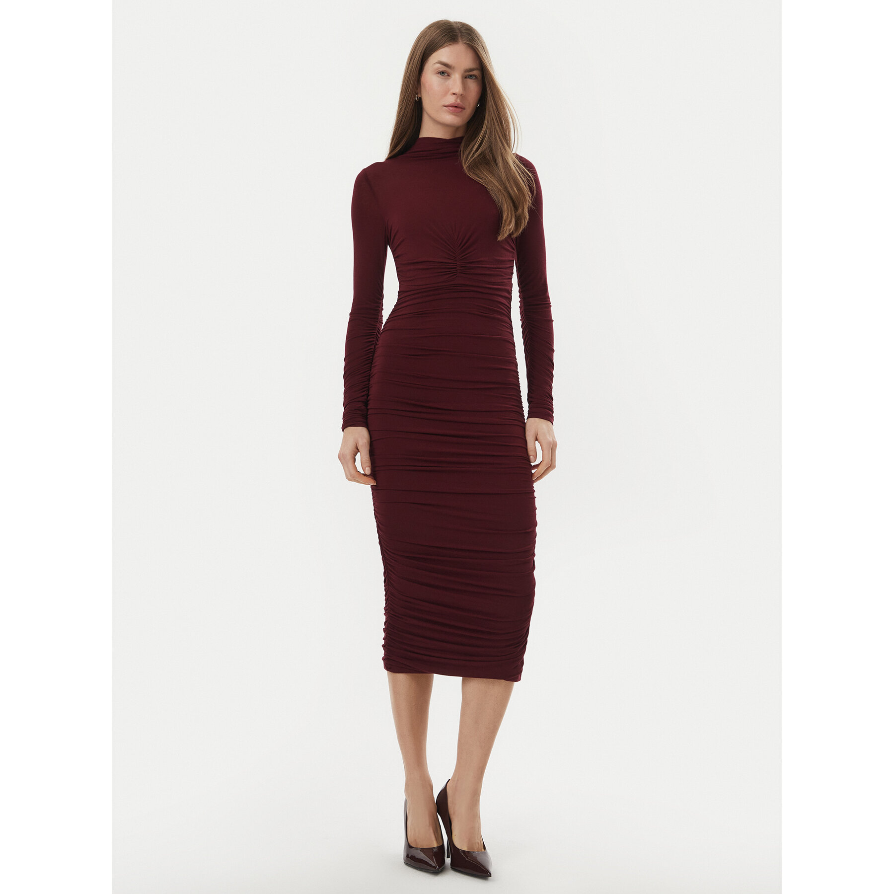 Bardot Coctailkleid Amera 60772DB Dunkelrot Slim Fit