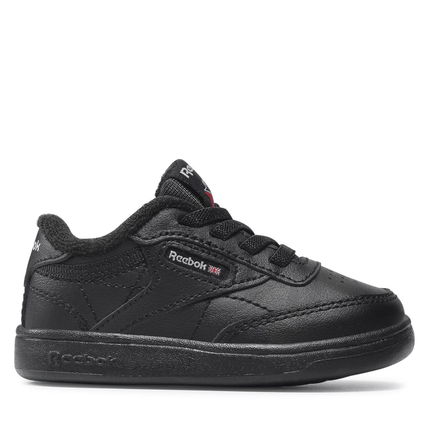 Reebok Classic Unisex dieťa Sneakersy, Rozmer: 21, Čierna, Club C FZ2096