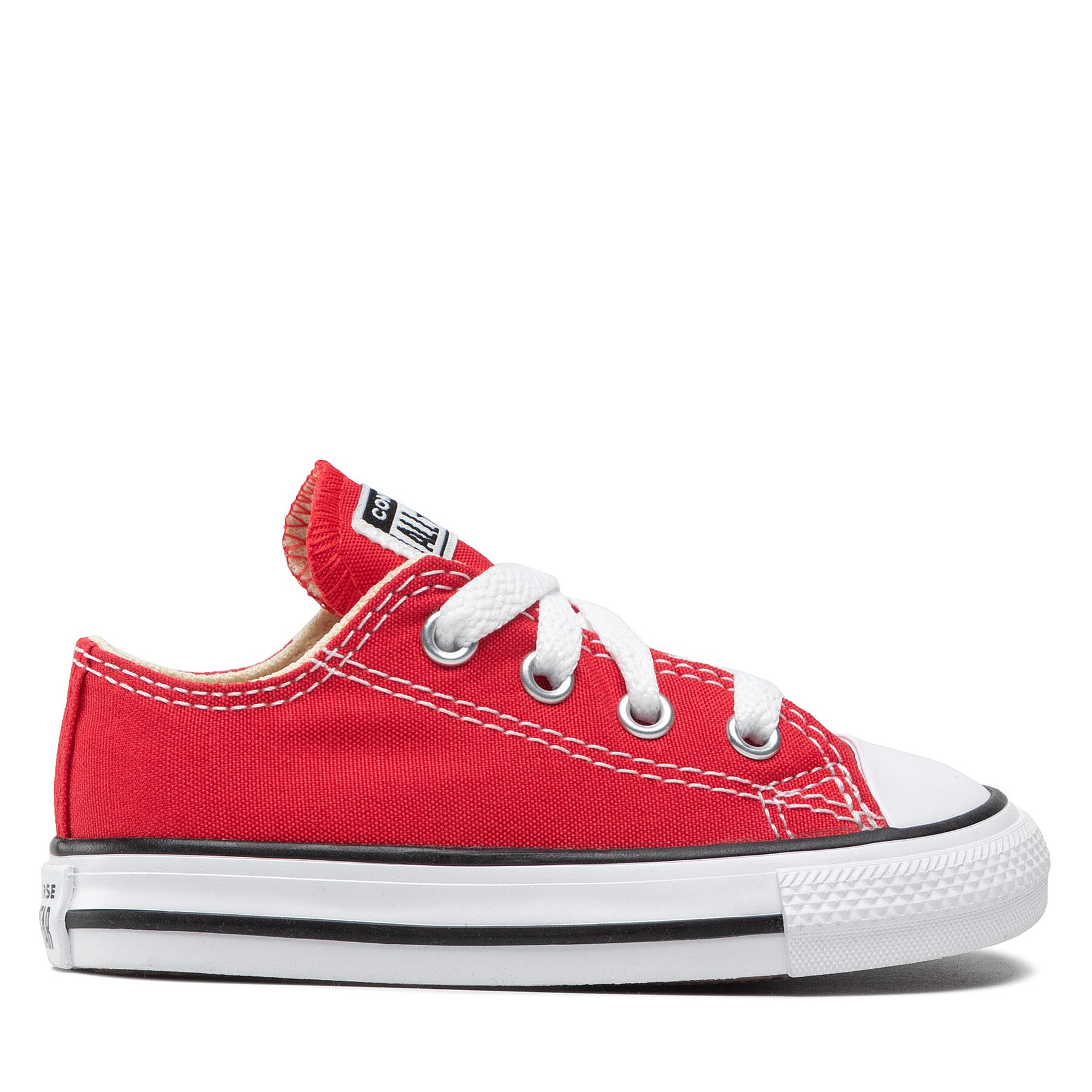 Plátenky Converse Inf Chuck Taylor All Star Ox 7J236C Červená