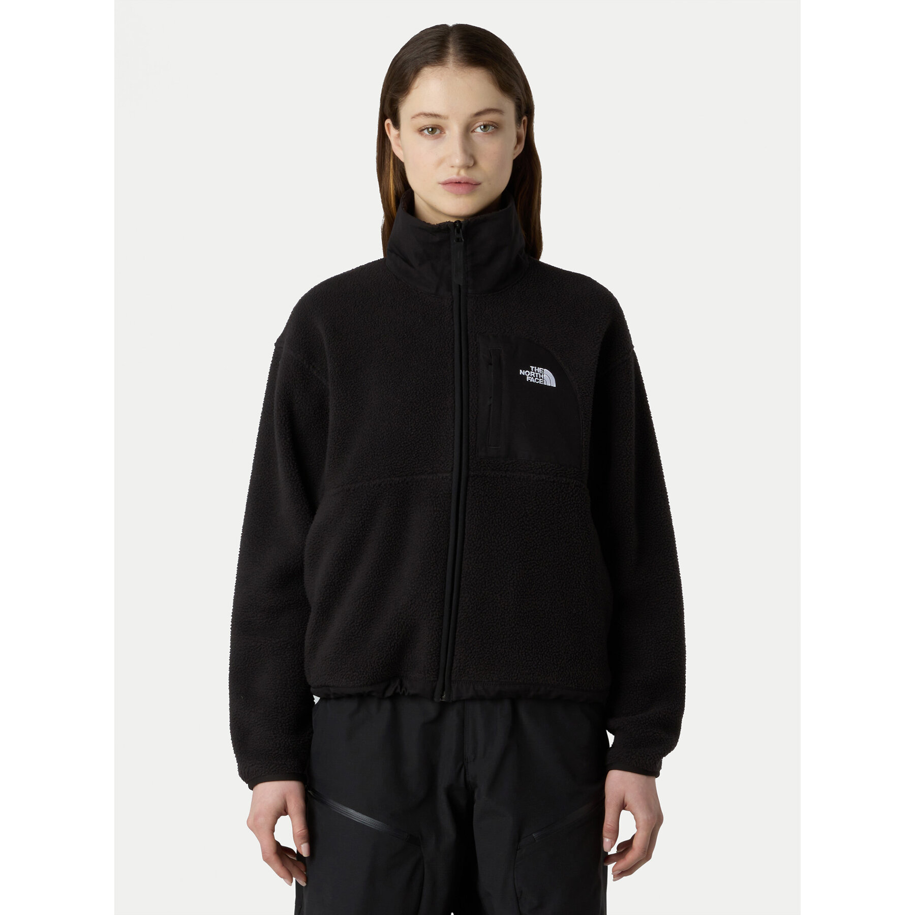 The North Face Fleecejacke Yumiori Off-Peak NF0A8EUZ Schwarz Relaxed Fit