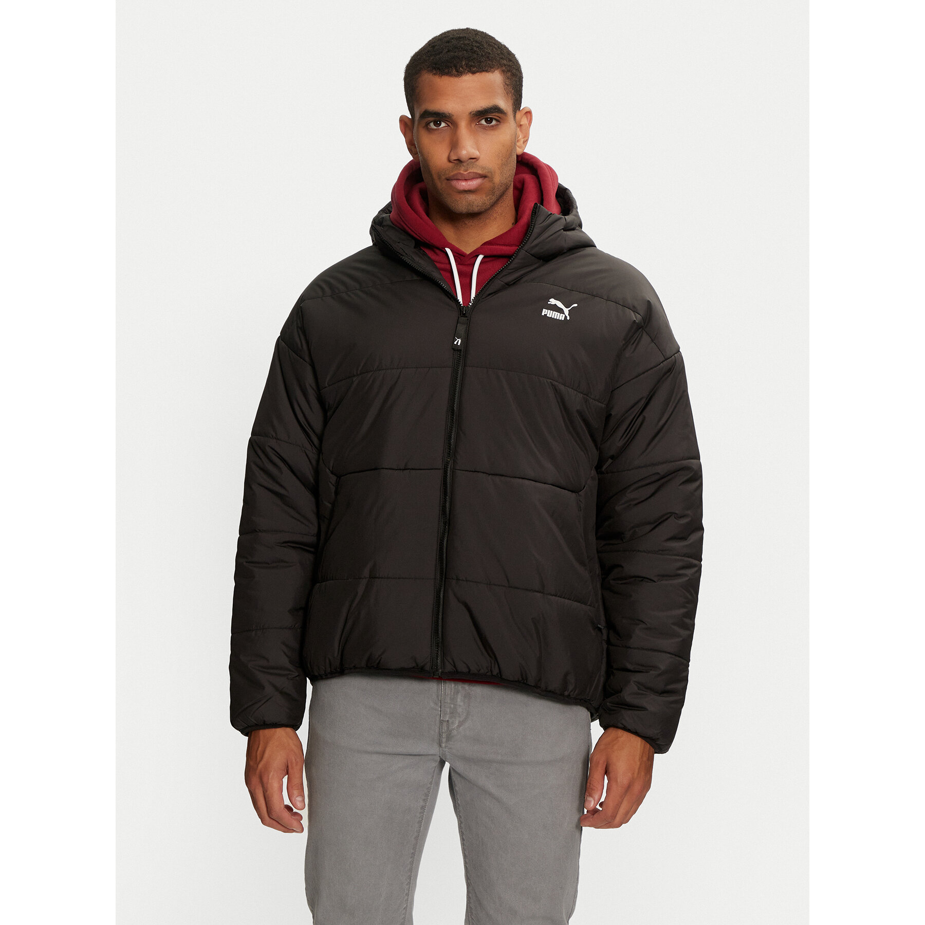 Puma Winterjacke Classics 621675 Schwarz Regular Fit